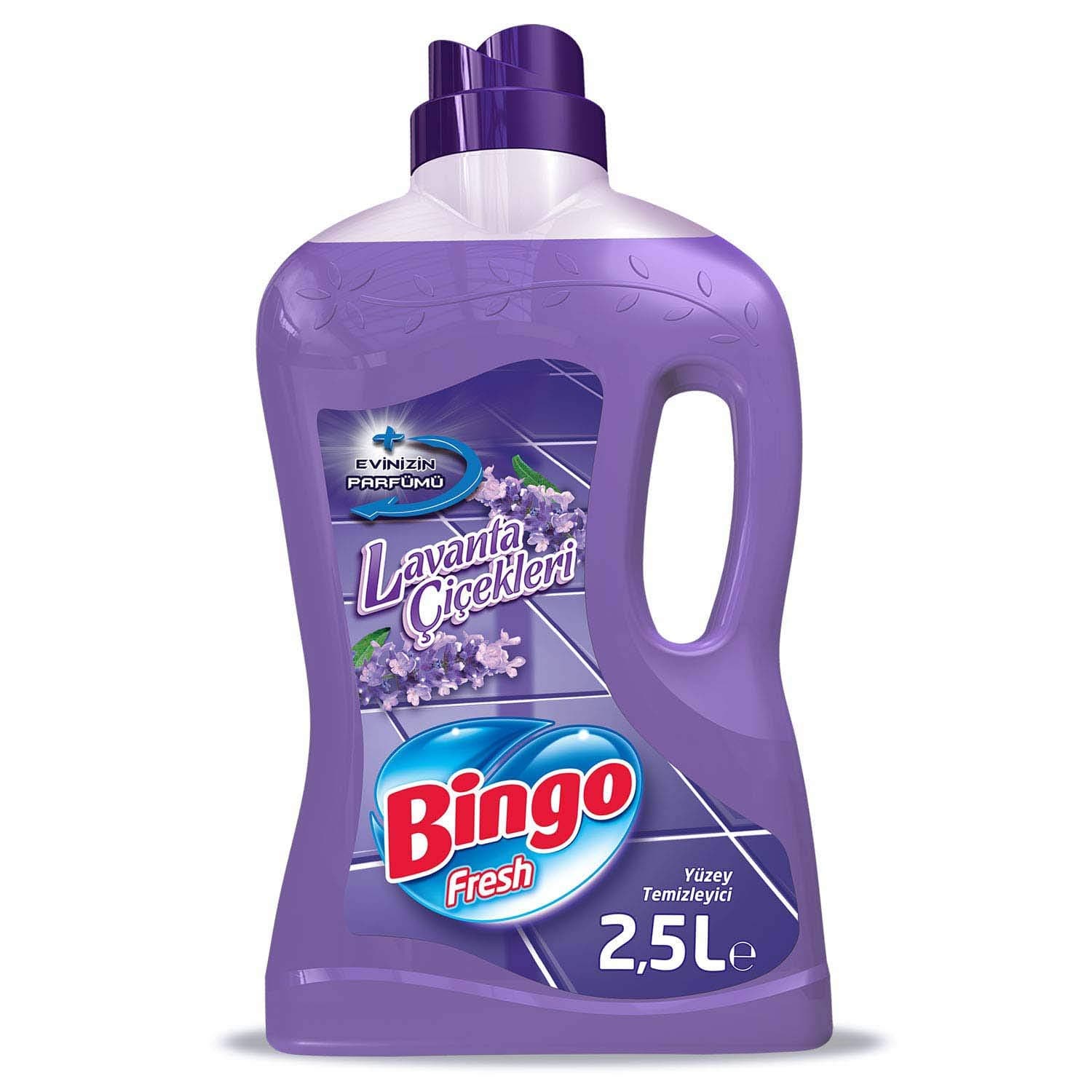 Bingo Fresh Yüzey Temizleyici, Lavanta Çiçekleri, 2,5 Lt