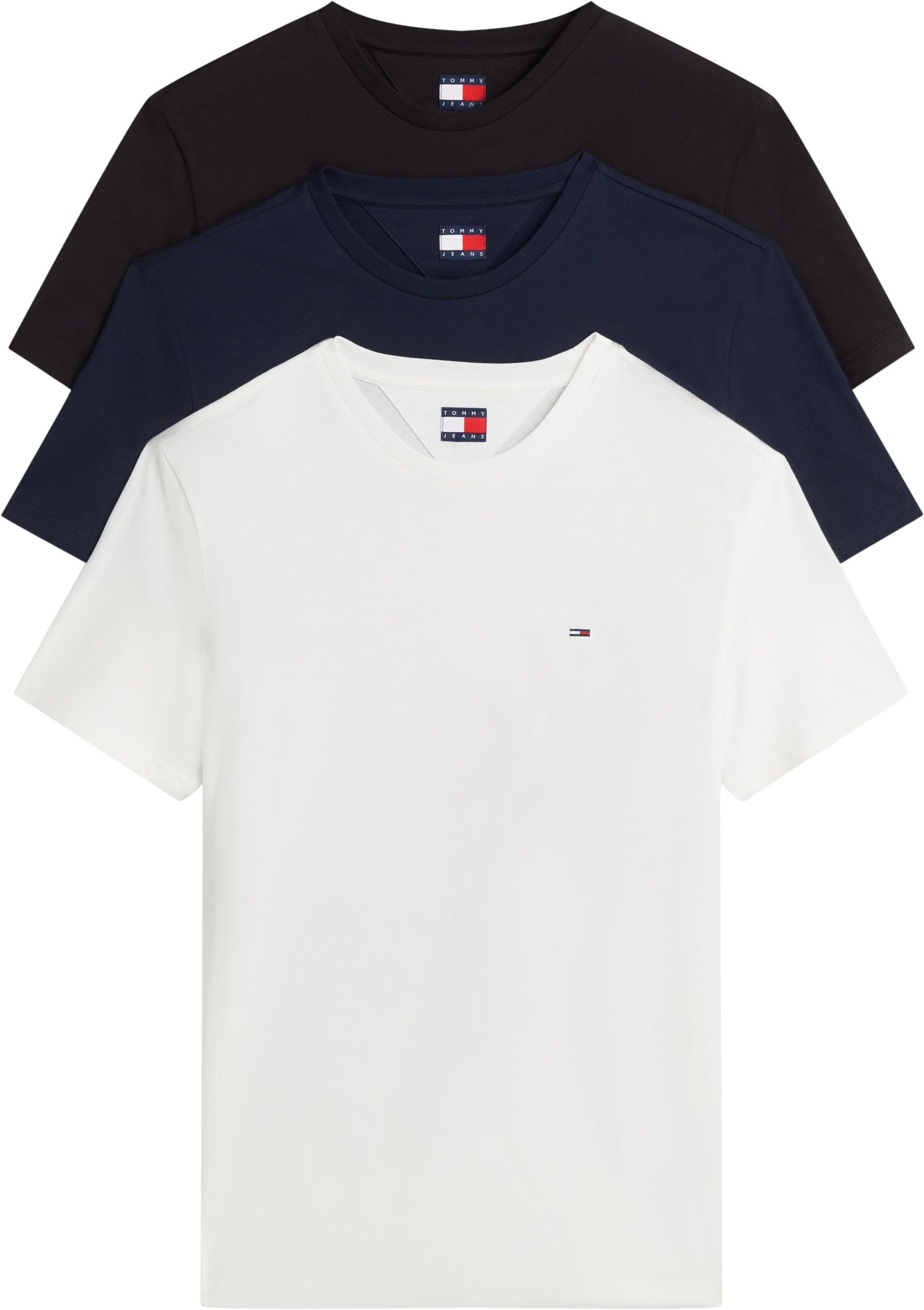 TJM XSLIM 3PACK TEE EXT T-shirt Erkek