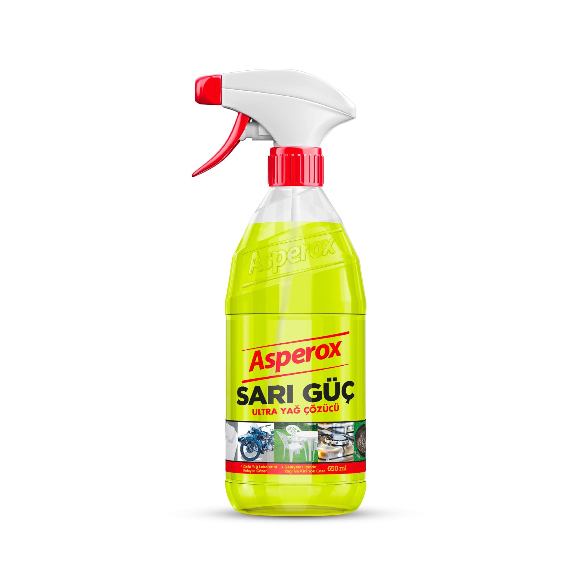 Asperox Sarı Güç Yağ Çözücü Sprey 650 ml