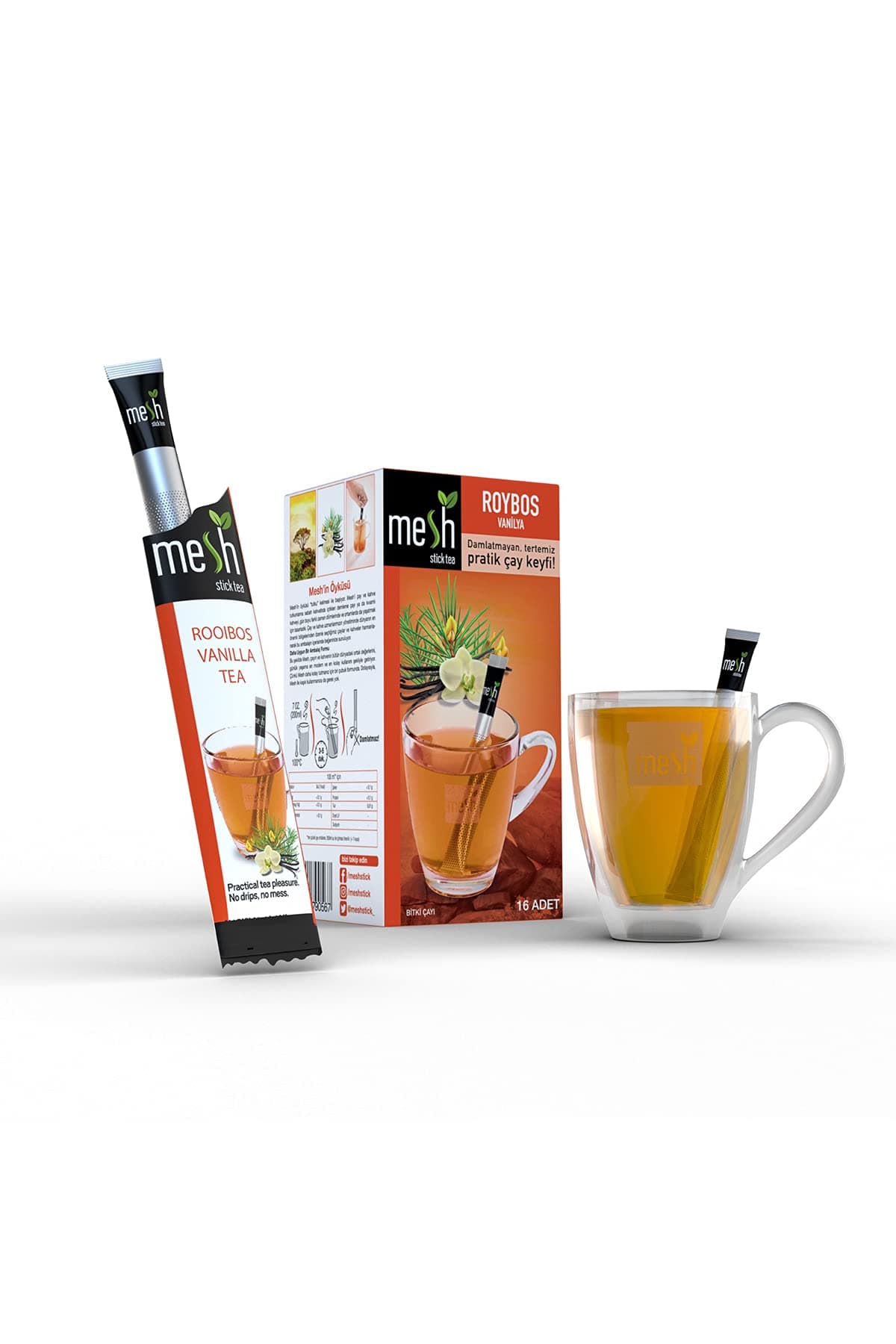 Mesh Stick Roibos Vanilya Çayı