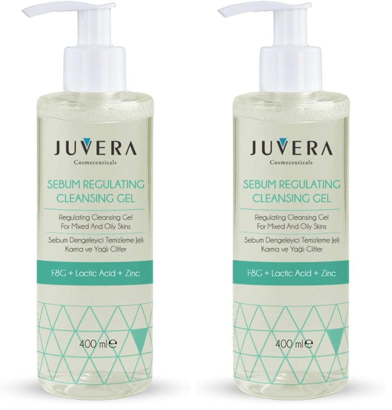 Juvera Sebum Regulating Cleansing Jel 400 ml (2 paketi)
