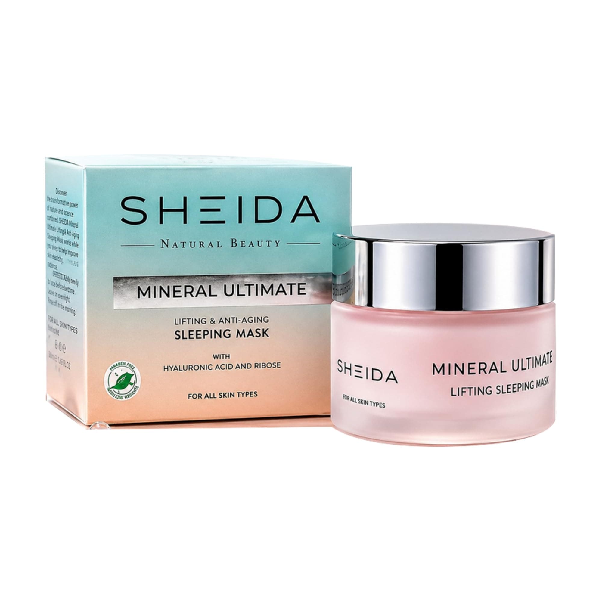 Sheida Mineral Ultimate Toparlayıcı Uyku Maskesi 60 ml – Gece Boyu Nemlendirici, Cilt Sıkılaştırıcı ve Yaşlanma Karşıtı Bakım Maskesi