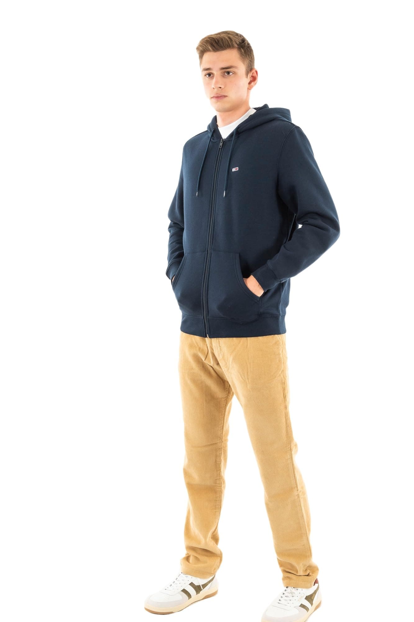Erkek kapüşonlu sweatshirt, fermuarlı, bayrak, fermuarlı, Thru kapüşonlu