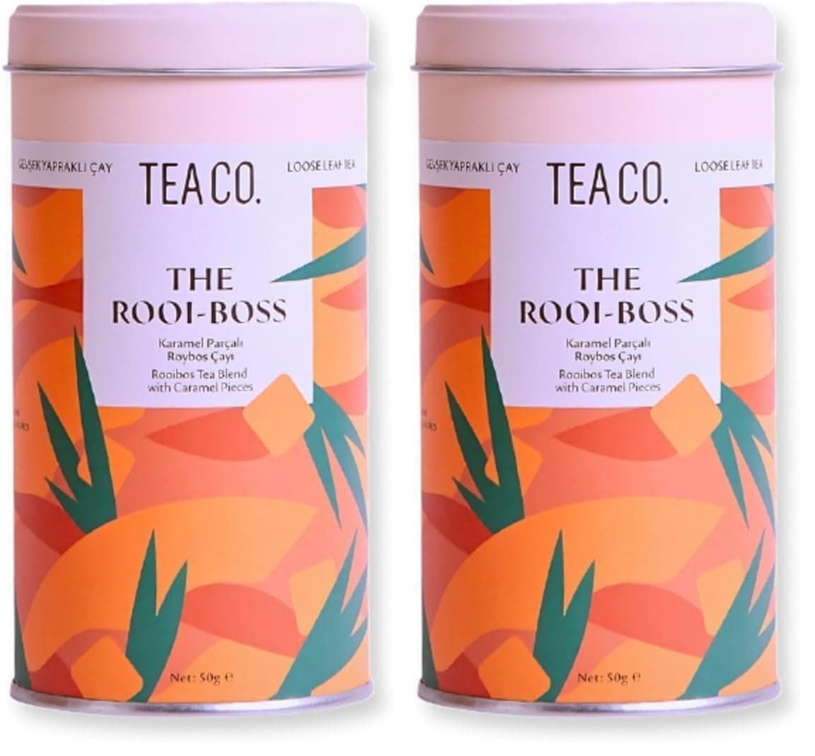 TEA CO. The Rooi Boss 50gr Teneke Kutu (2 paketi)