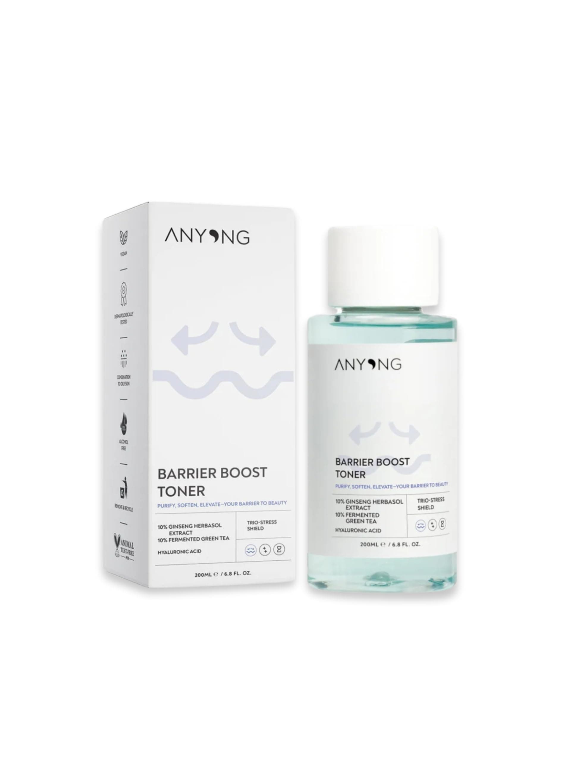 Anyong Bariyer Destekleyici ve Sakinleştirici Tonik 200 ml (Yeşil Çay & Ginseng Özü & Hyalüronik Asit)