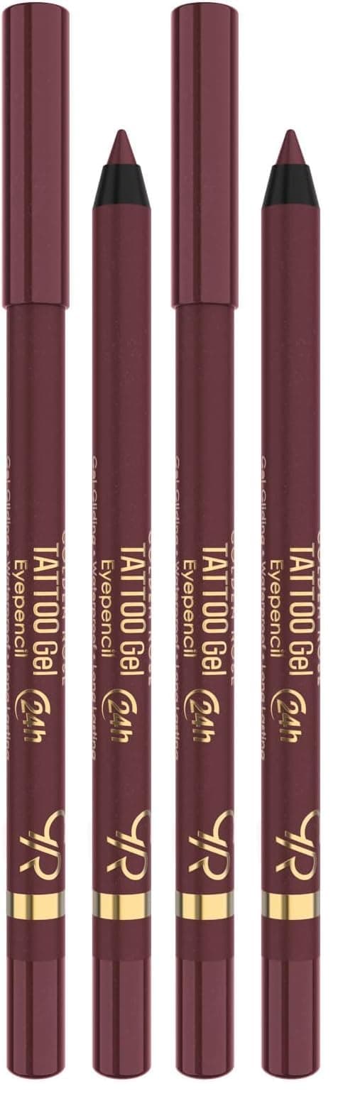 Golden Rose Tattoo Gel Eyepencil - 116 Berry Russet - Uzun Süre Kalıcı Gel Göz Kalemi (2 paketi)