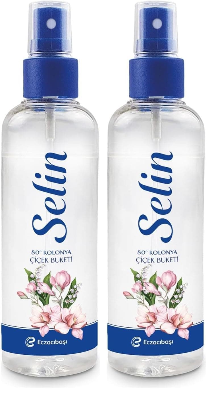 Selin Çiçek Buketi Kolonya Sprey 100 ml 2li paket