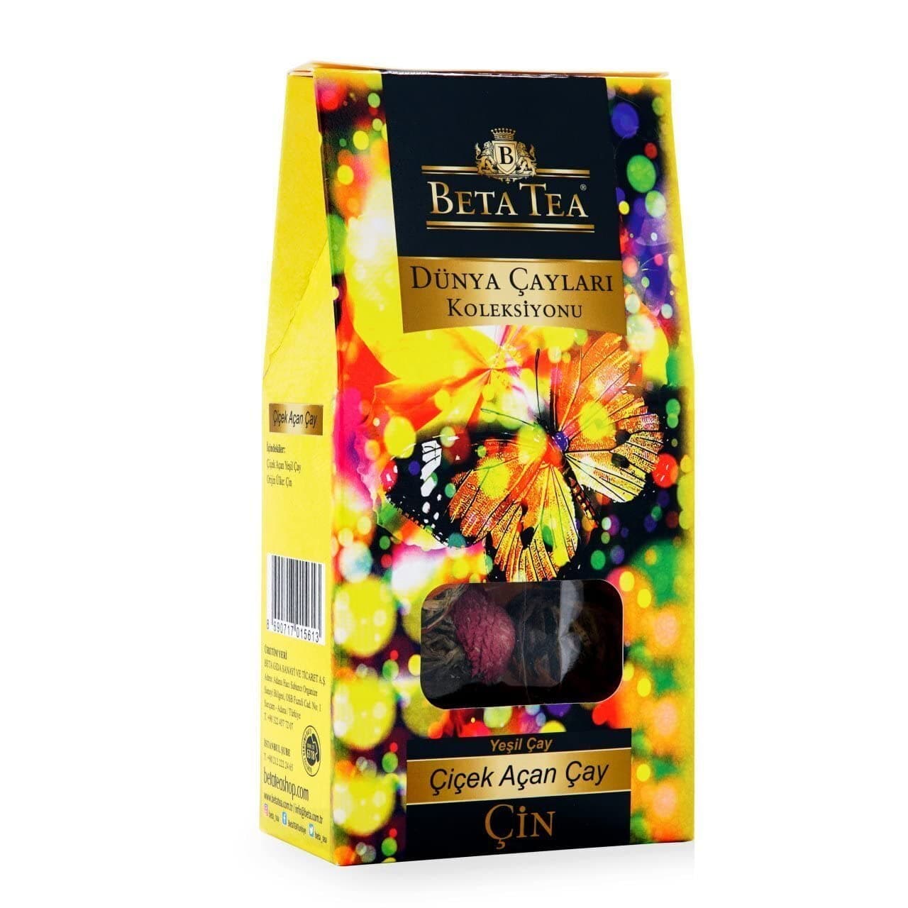 Beta Tea-Çiçek Açan Çay (Çin Çayı) Dünya Çayları Koleksiyonu 50 gr