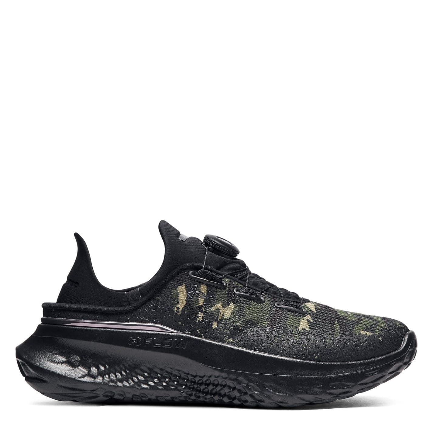 UA Slipspeed Mega RIPSP Camo Unisex Yetişkin Sportstyle Ayakkabı, Marine Od Green/Black/Castlerock, 37.5