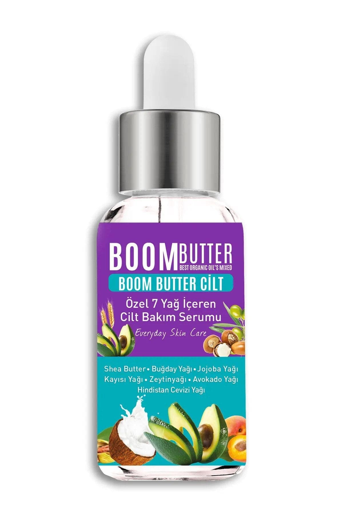 HERBAL SCIENCE BOOM BUTTER 7 Yağ içeren Maksimum Nemlendirici Cilt Bakım Serum 20 ML