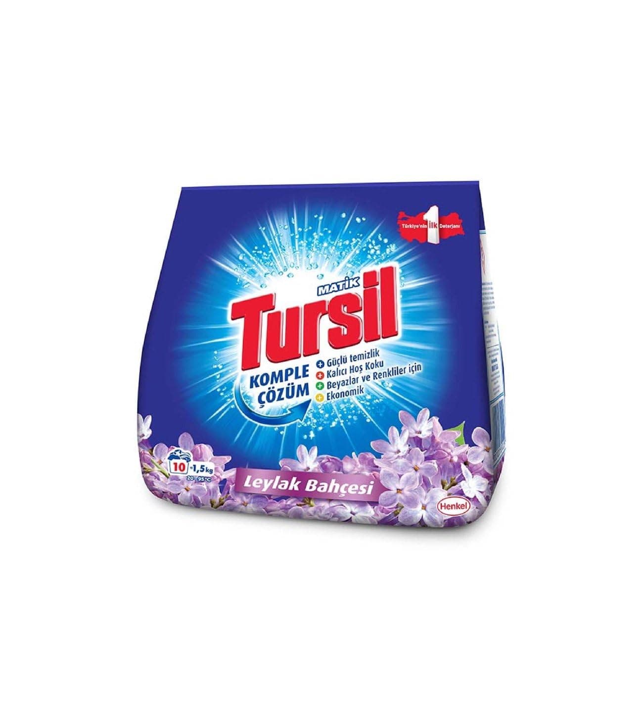 Tursilmatik Leylak Bahçesi Toz Çamaşır Deterjan 1,5 kg, Leylak Bahçesi 1.5kg