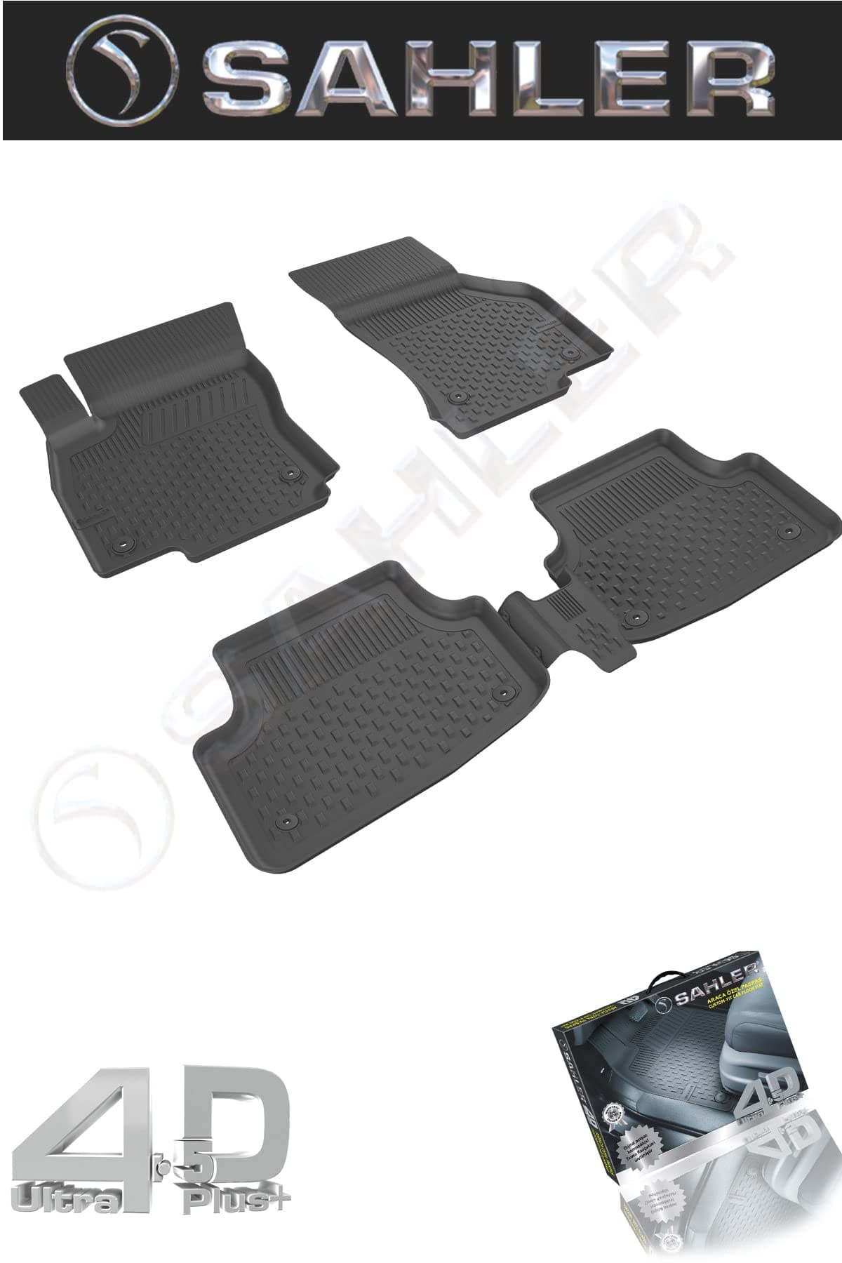 Sahler Seat Leon MK3 (2013-2020) ile Uyumlu 4.5D Oto Paspas