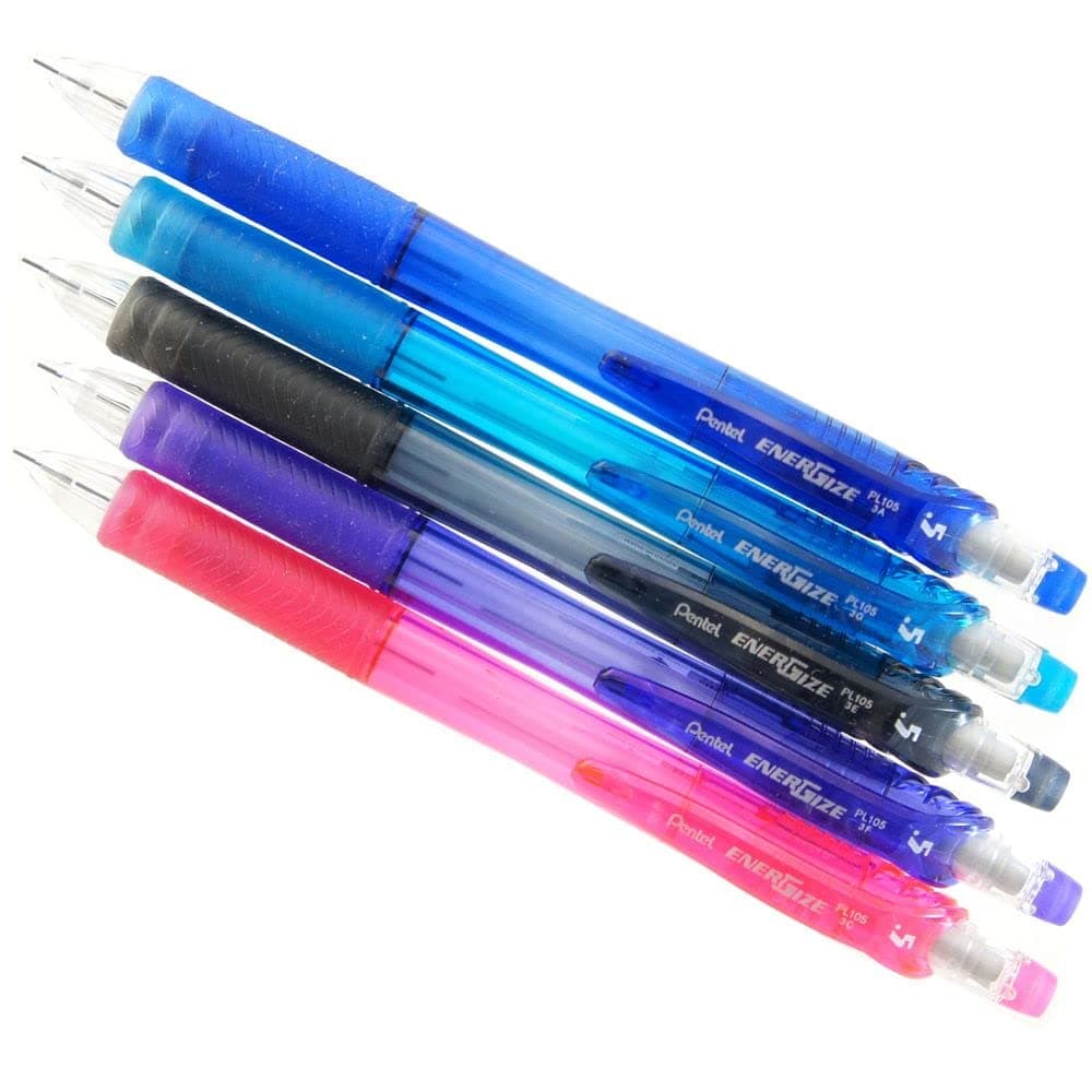 Pentel 0.5 mm - Kauçuk Tutaçlı Versatil - ENERGİZE MAVİ