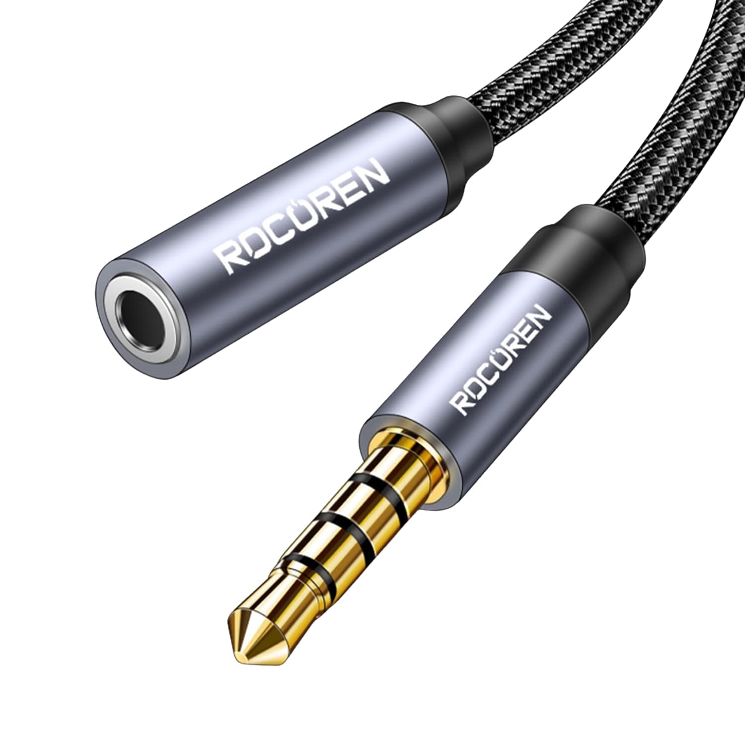 Rocoren 3.5mm Hi-Fi TRRS Jack Aux Ses Uzatma Kablosu 2 Metre