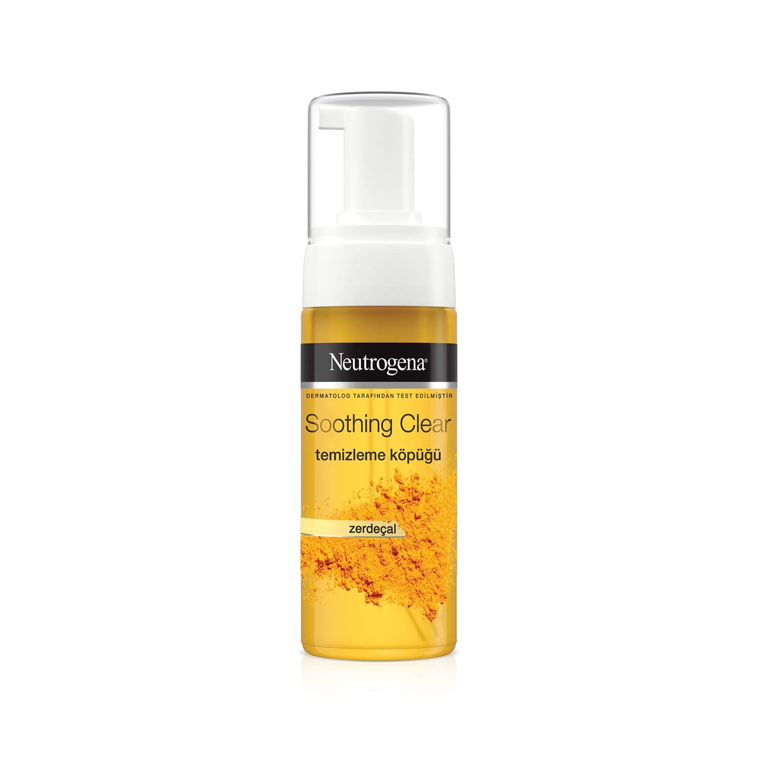 Neutrogena Soothing Clear Köpük 150ml – Lekeli ve Hassas Ciltler İçin Zerdeçal Özlü Yüz Yıkama Jeli, Derinlemesine Temizler, Nazik Günlük Temizleyici