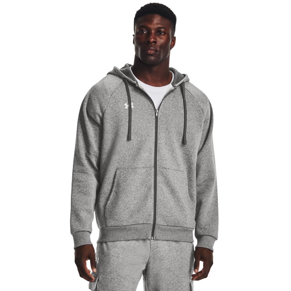 Erkek UA Rival Fleece FZ Hoodie Sweatshirt