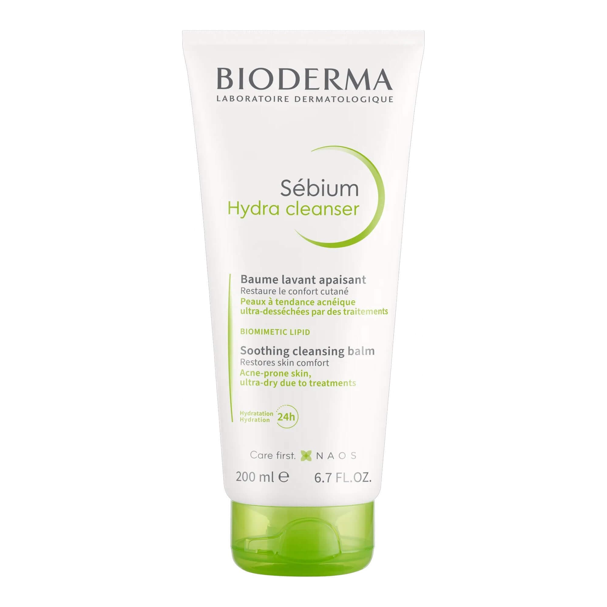 Bioderma Sébium Hydra Kurutucu Etki Altındaki Akne Eğilimli Hassas Ciltler Balm Dokulu Temizleyici 200 ml