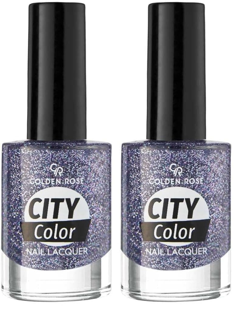 Golden Rose City Color Nail Lacquer Glitter No:105 - Oje 2li paket