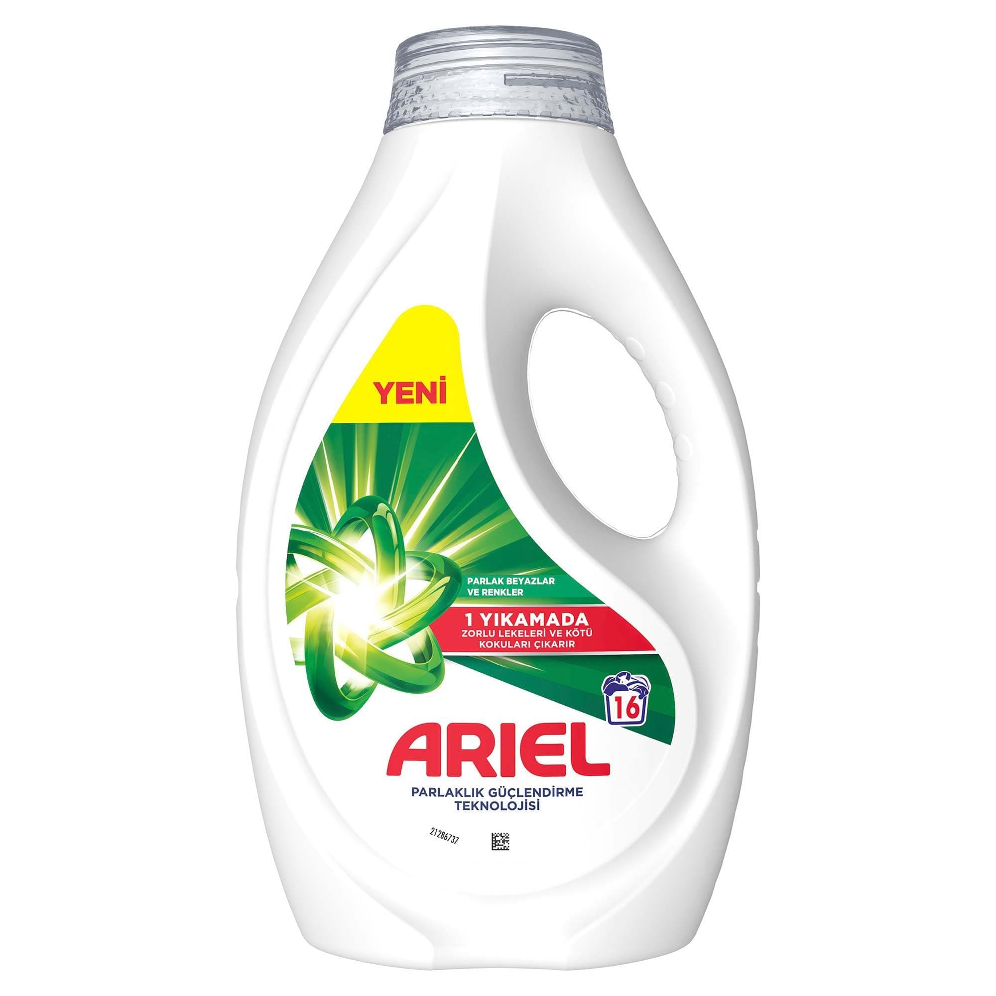 Ariel Sıvı Çamaşır Deterjanı Beyazlar ve Renkliler 16 Yıkama