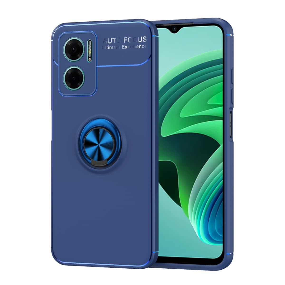 Zore Xiaomi ile uyumlu Redmi Note 11E Kılıf Zore Ravel Silikon Kapak Mavi