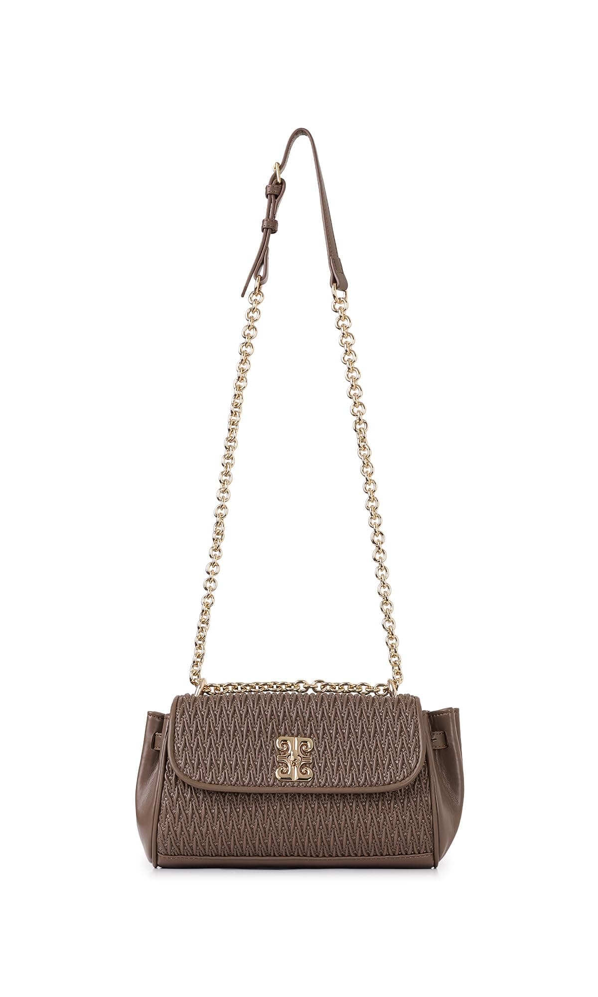 Suni Deri Polyester, KOYU VIZON, 25x14x8