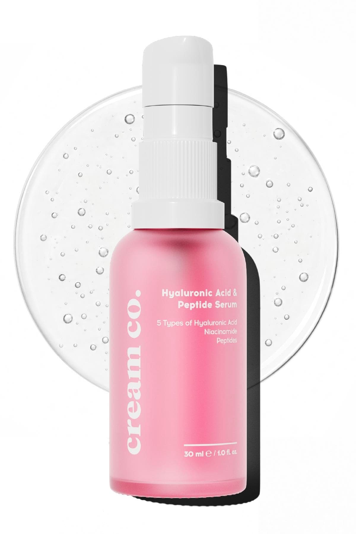 Cream Co. Hyaluronic Acid Peptide Serum Aydınlatıcı Nemlendirici Canlandırıcı Serum 30 ml