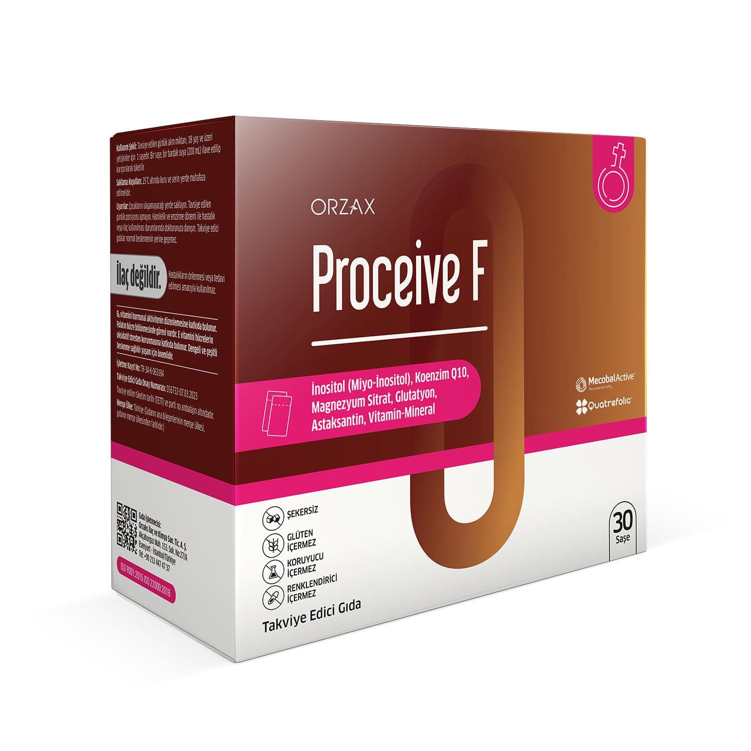 Orzax Proceive F 30 Saşe