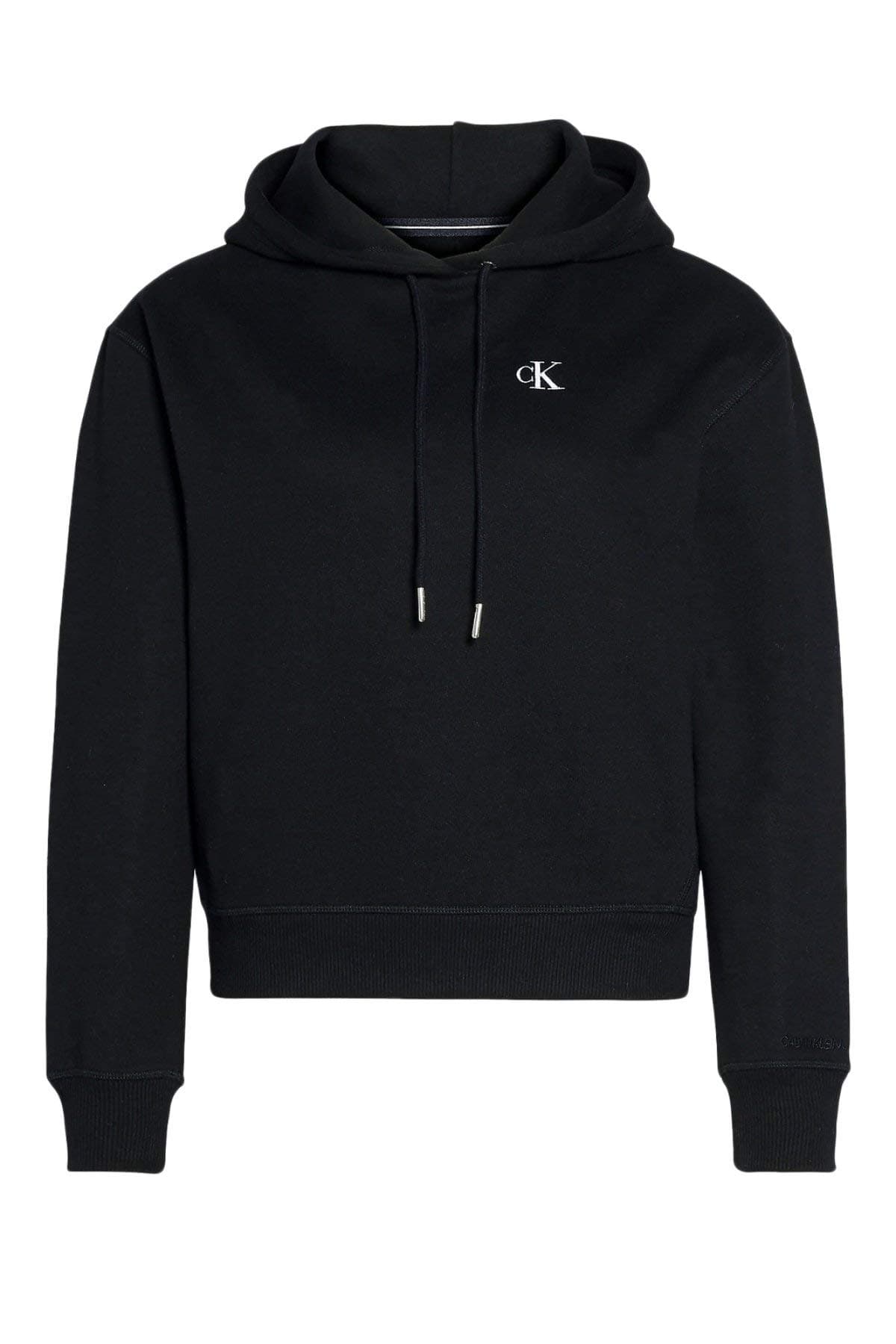 Calvin Klein CK EMBROIDERY HOODIE Kadın Sweatshirt Ck Black L