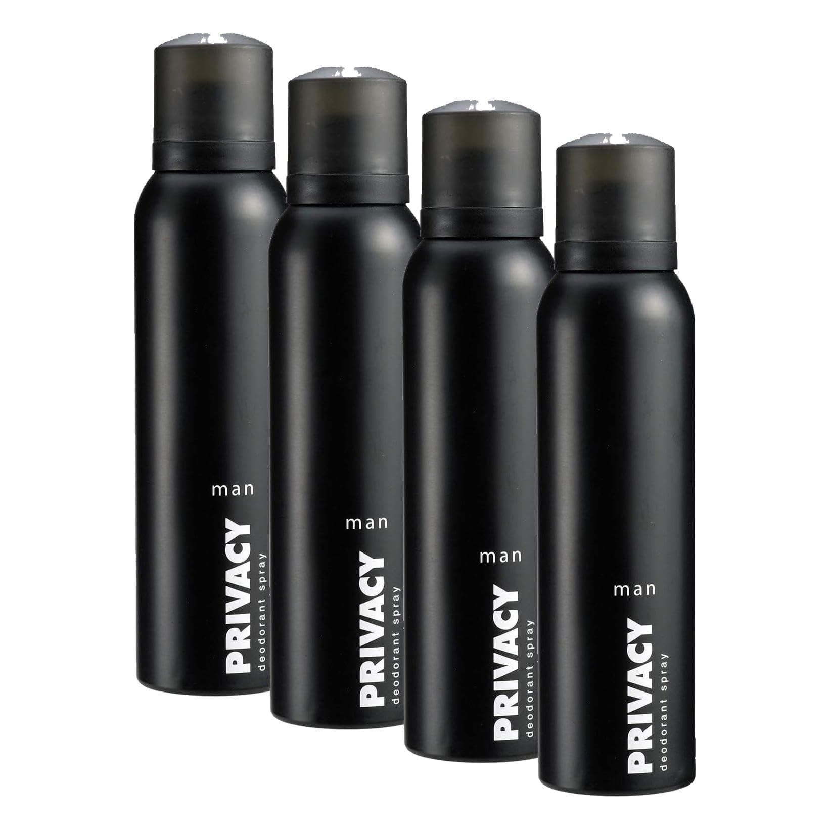 PRIVACY Men Sym Deodorant, 150 Mililitre (4 paketi)