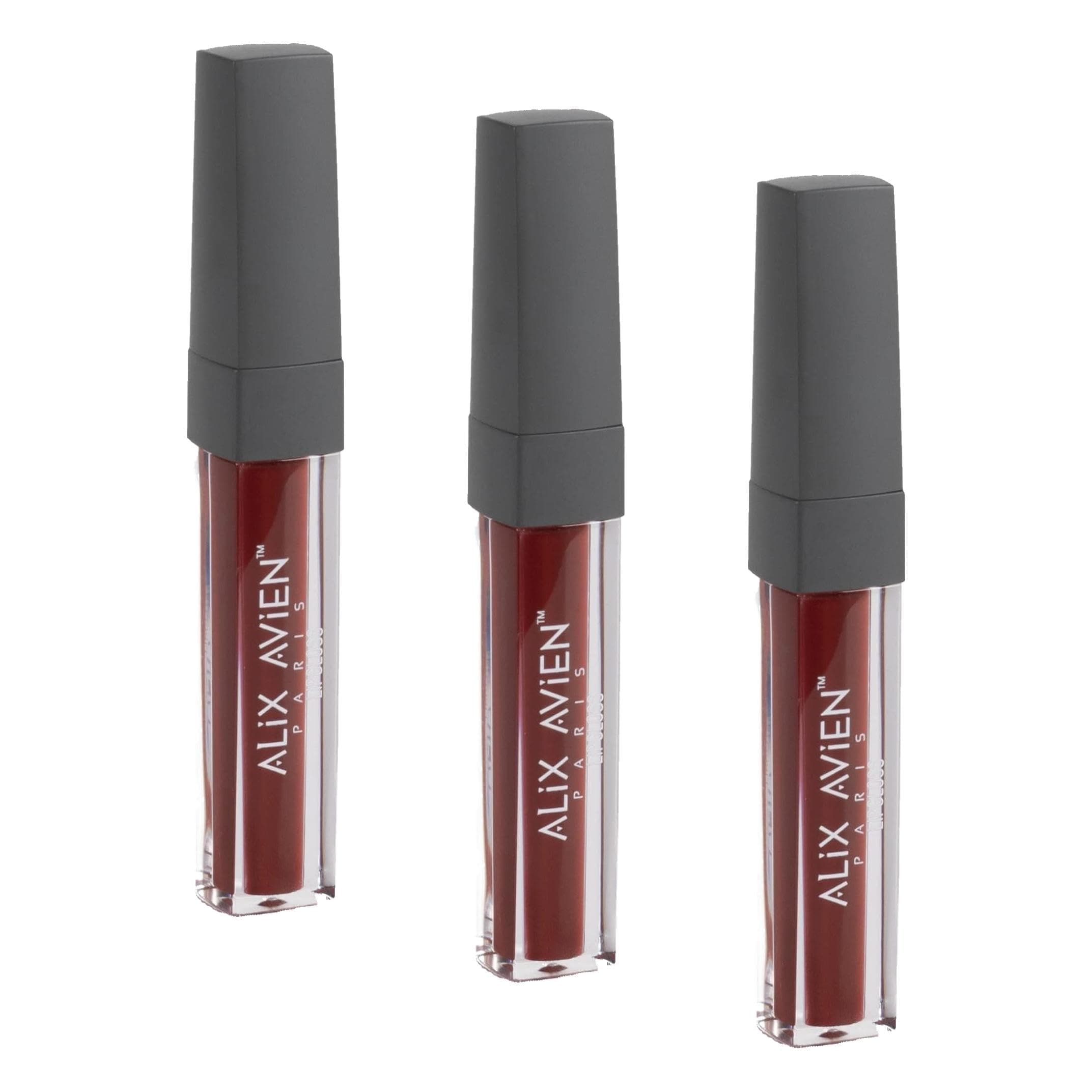 ALIX AVIEN Uzun Süre Kalıcı Yapışkan His Bırakmayan Nemlendirici Dudak Parlatıcısı - Lipgloss 06 Juicy Cherry (3 paketi)