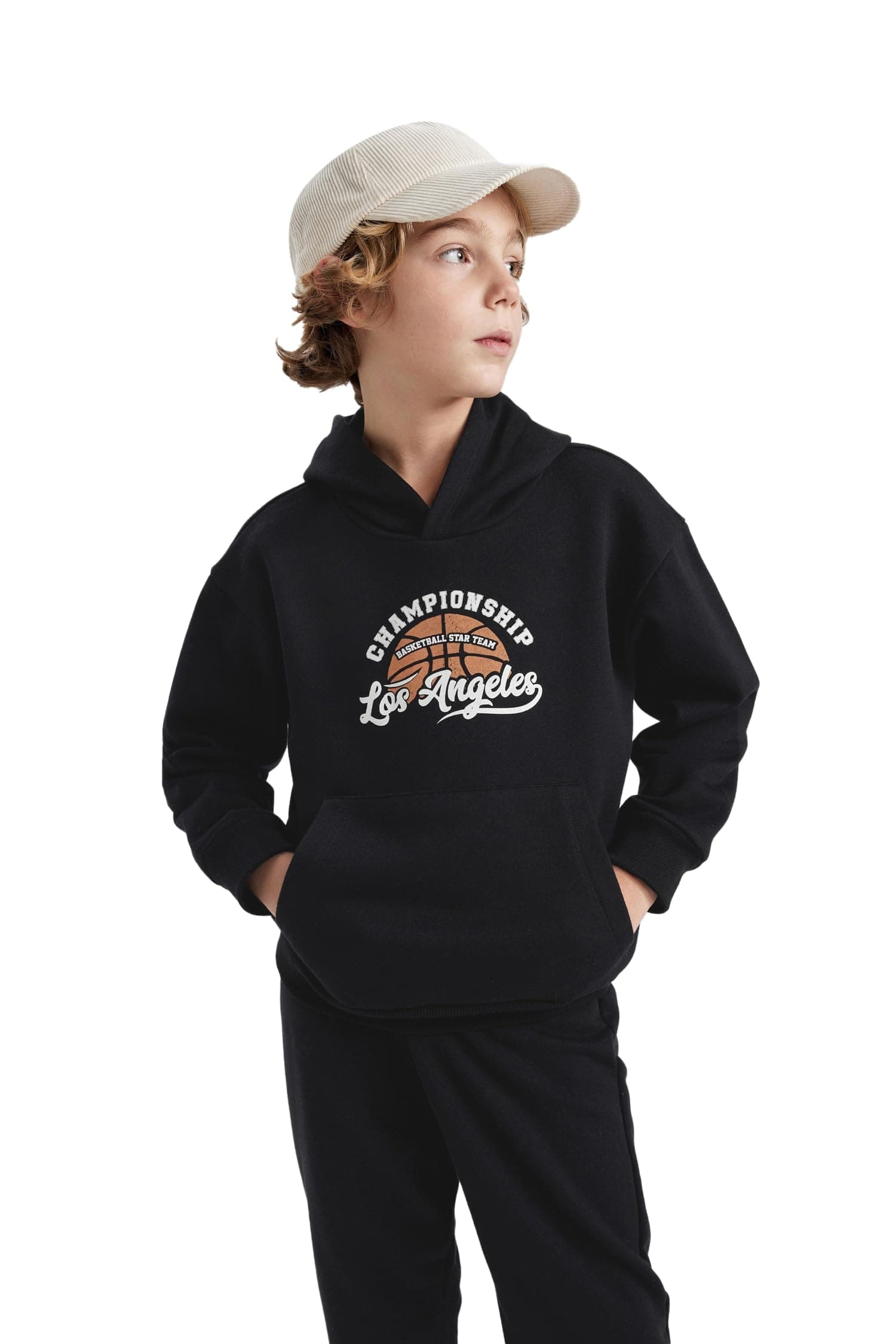 Erkek Çocuk Regular Fit Kapüşonlu Sweatshirt