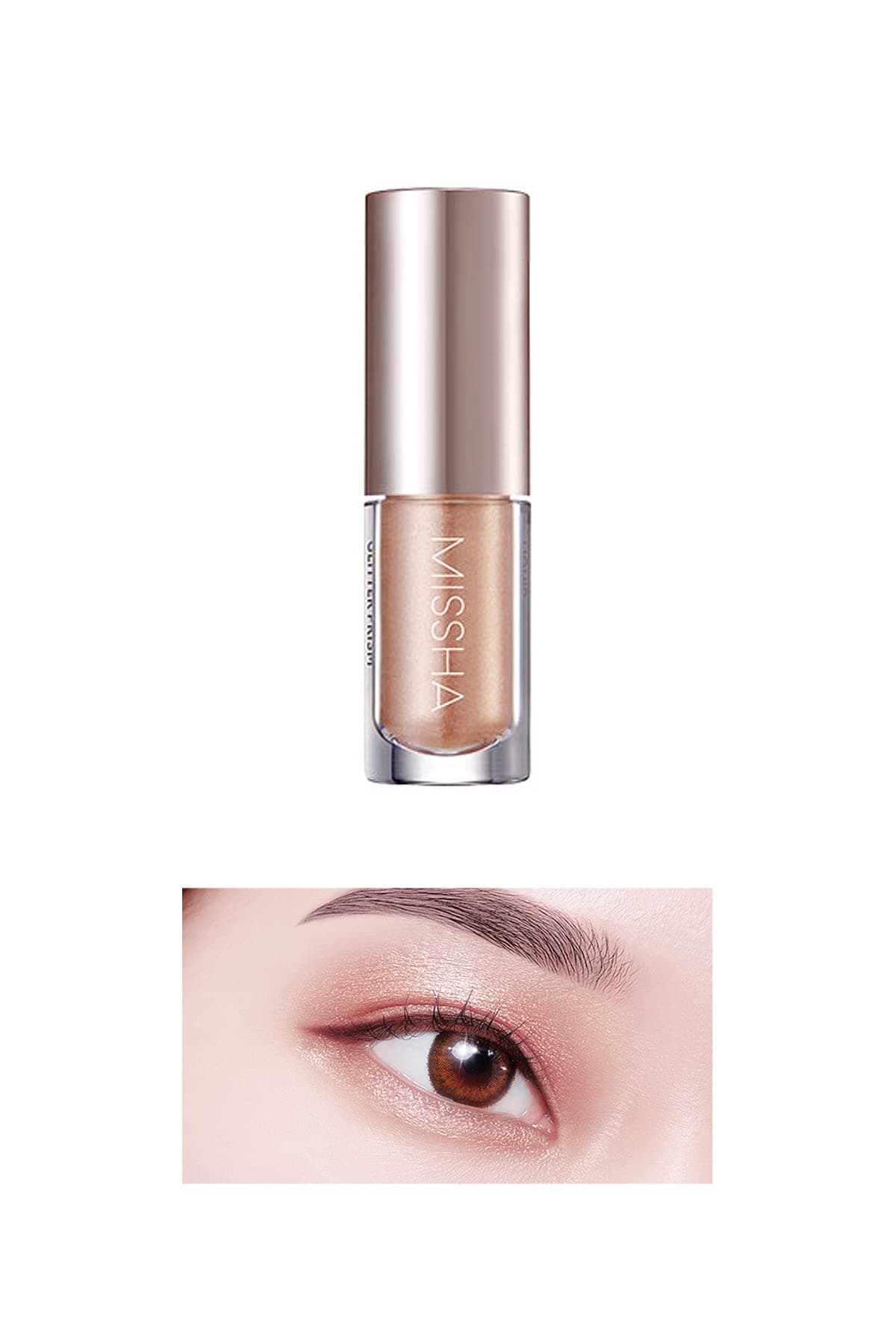 MISSHA Işıltılı ve Parlak Glitter Likit Göz Farı No.10 Glitter Prism Liquid Eyeshadow Shimmer