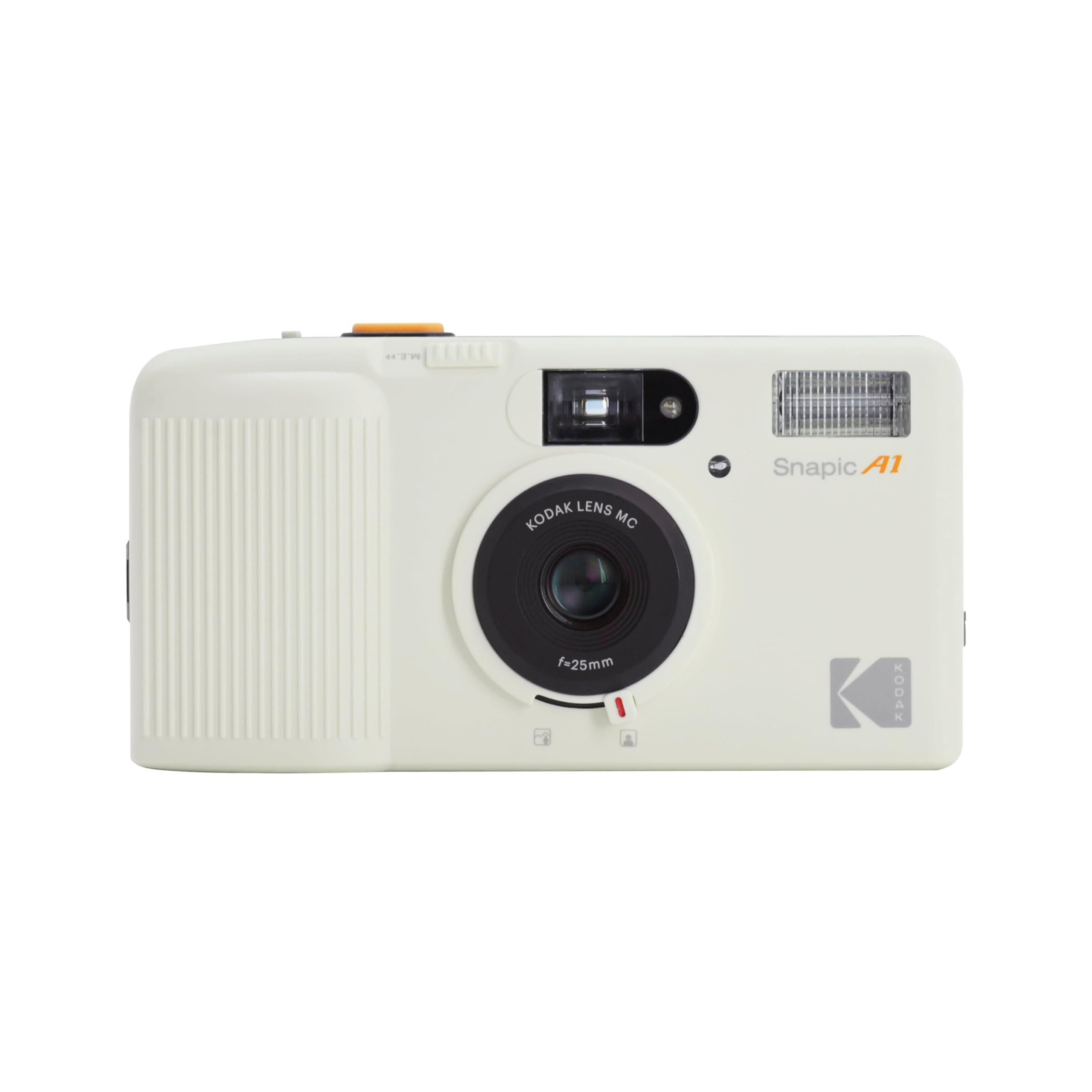 KODAK Snapic A1 35 mm Film Kamera, 35 mm, Yeniden Kullanılabilir, 2 Bölgeli Odak, Hafif, Kompakt (Fildişi Beyazı) (Film ve AAA Pil Dahil Değildir)