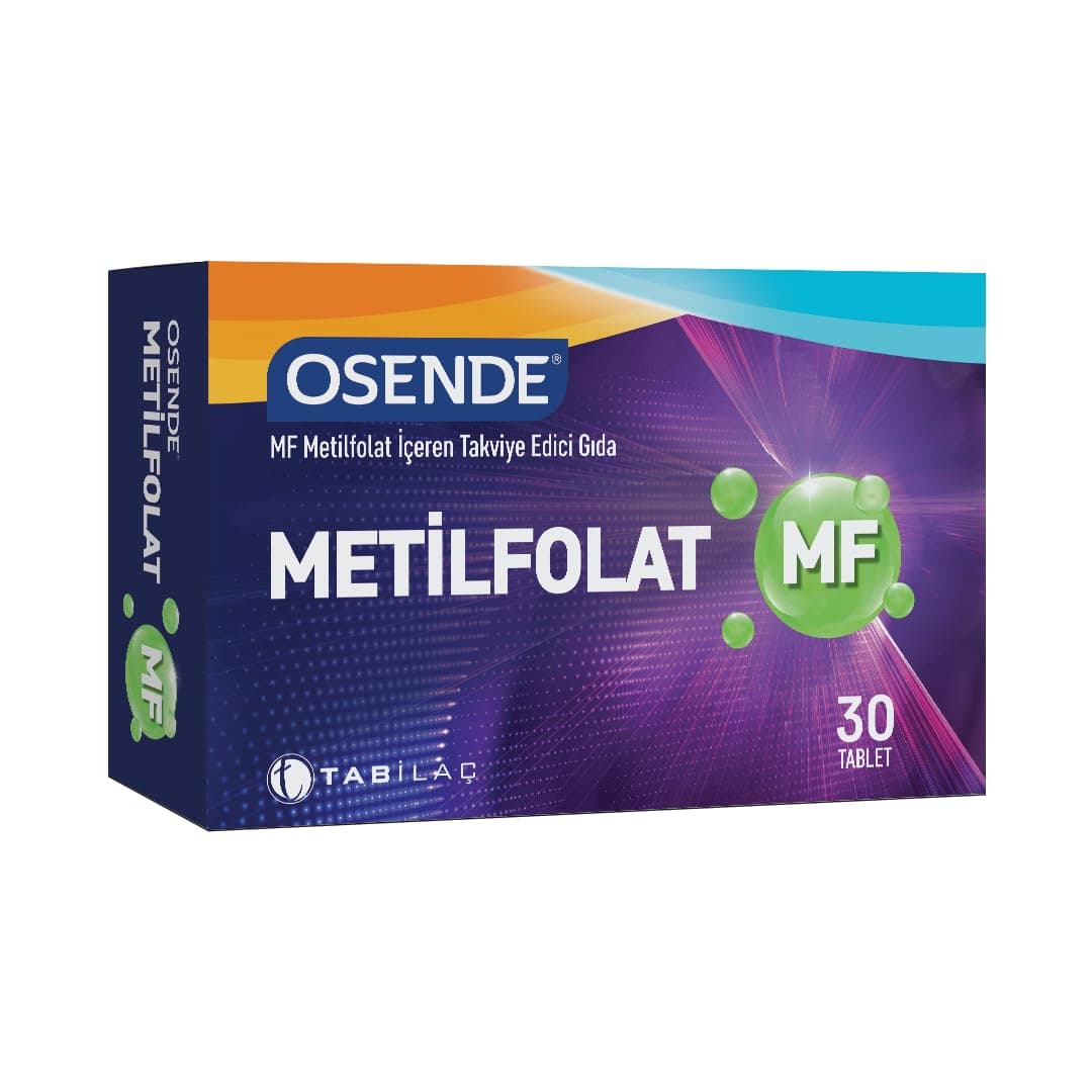 Osende Metilfolat 30 Tablet