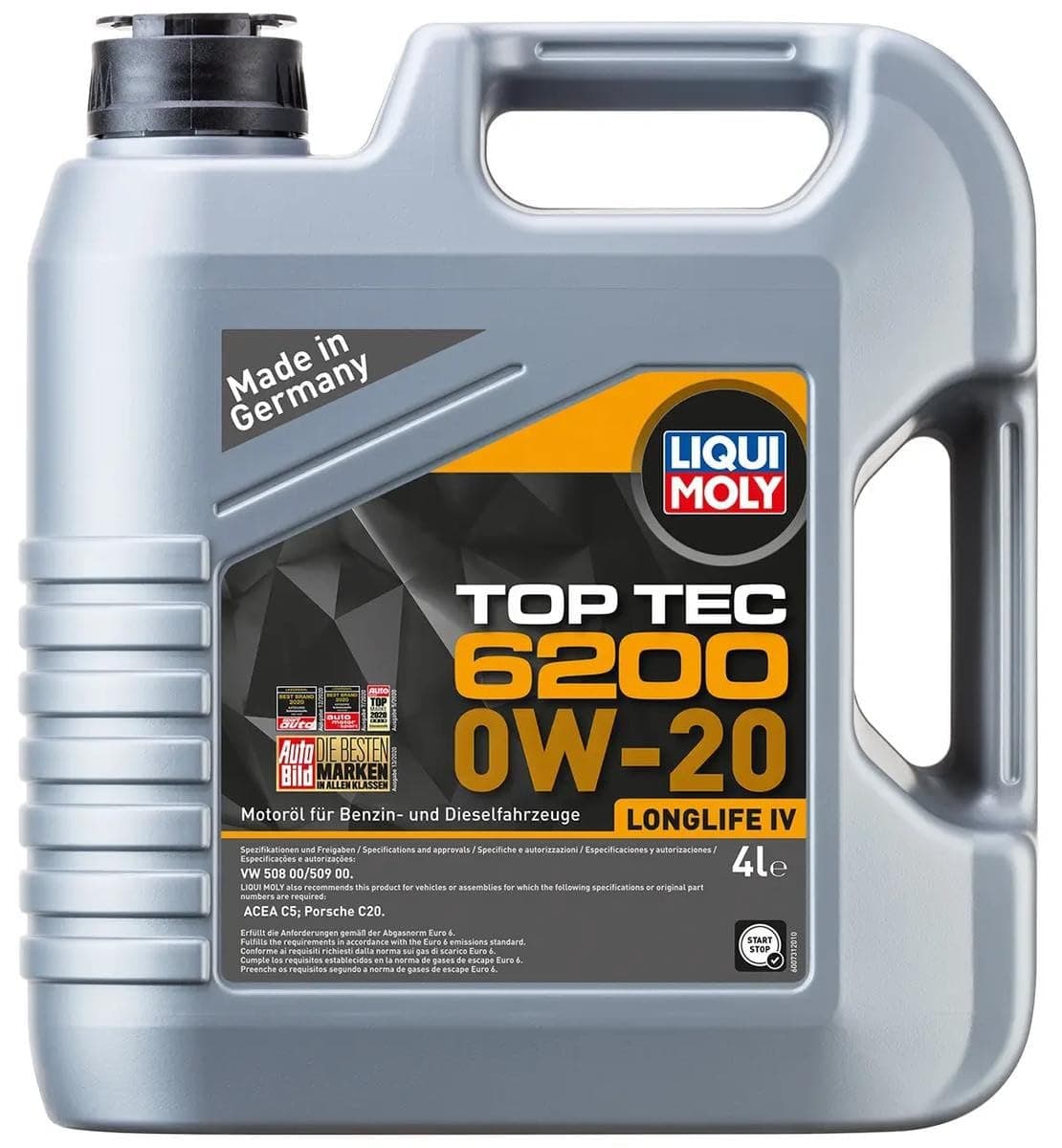 Liqui Moly Top Tec 6200 0W-20 4 lt Motor Yağı