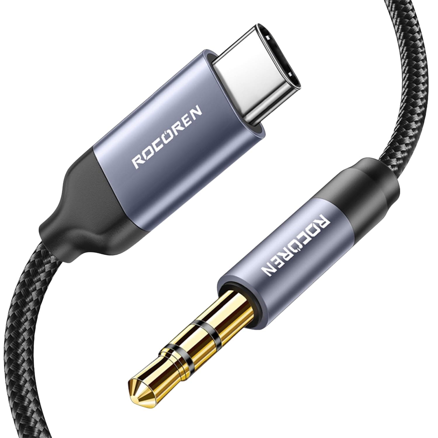 Rocoren Type-C to 3.5mm Jack AUX Hi-Fi DAC Ses Kablosu 50 CM