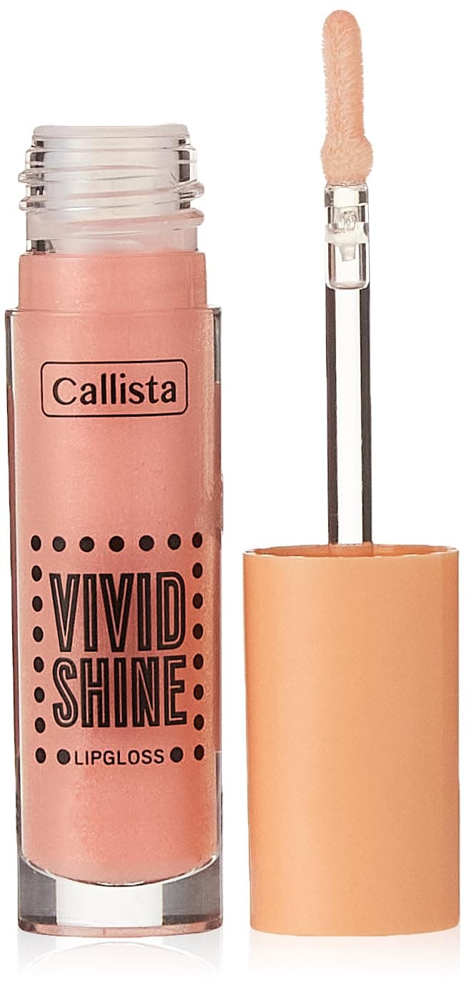 Callista Vivid Shine Lipgloss Nemlendiricili Dudak Parlatıcısı 105 Sugar Baby, Pembe