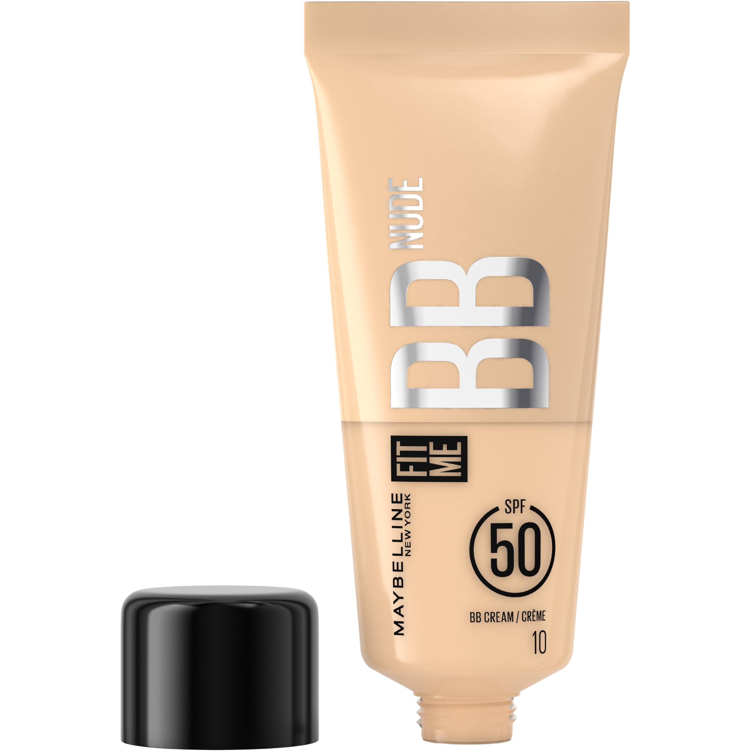 Maybelline New York Fit Me Nude Cilt Bakımı Etkili Nemlendirici SPF50 BB Krem - 10