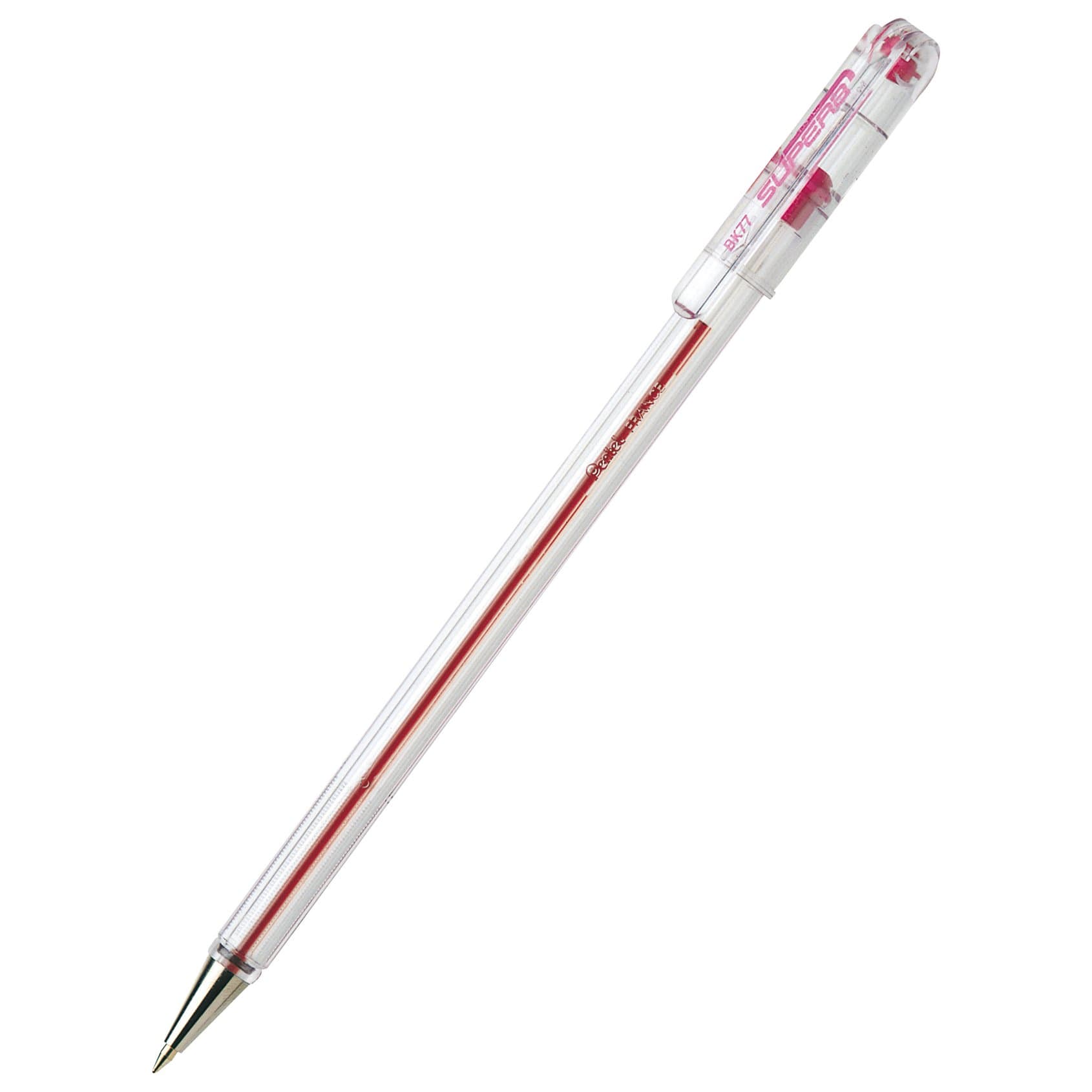 Pentel 0.7 mm Yağ Bazlı Roller Kalem 12'li Kutu PEMBE