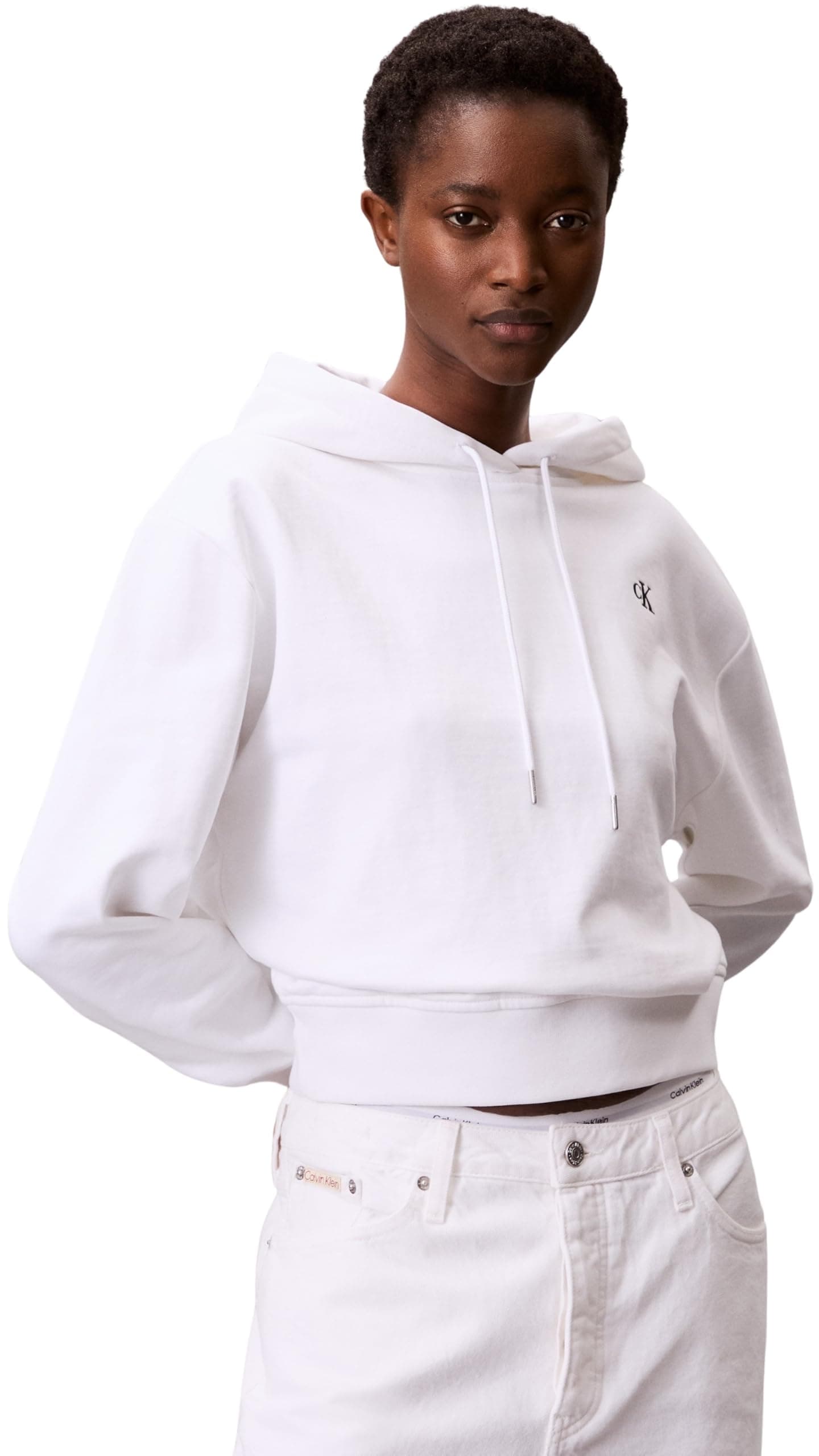 LS MONOGRAM TERRY PO HOOD Sweatshirt Kadın