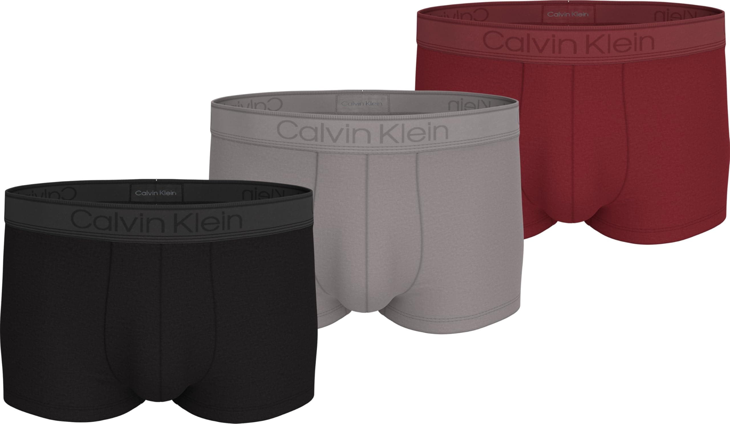 Low Rise Trunk 3Lü Paket Erkek Iç Giyim, Çok Renkli, S