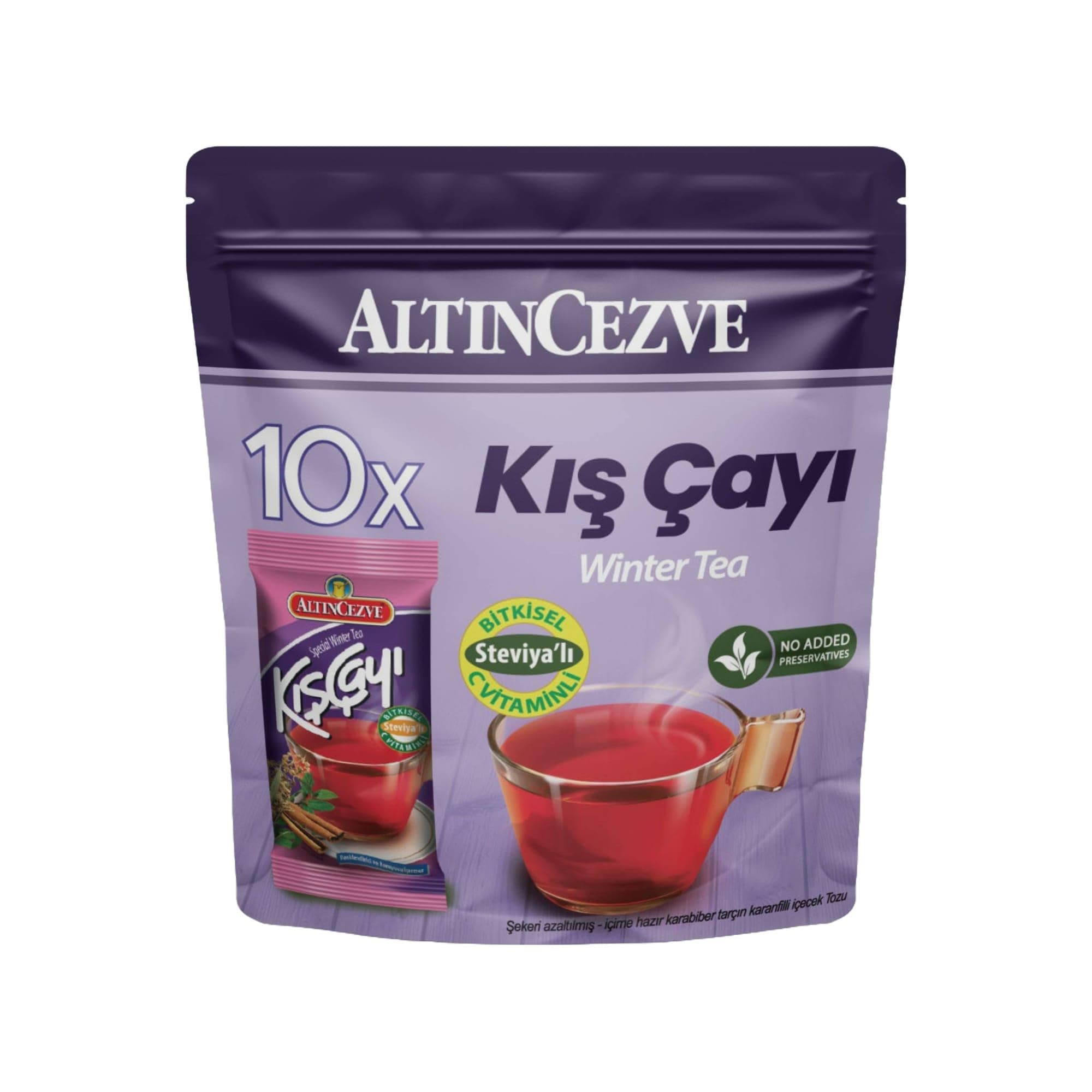 Altıncezve Tek İçimlik Doğal içerikli Kış Çayı 10 x 10 gr