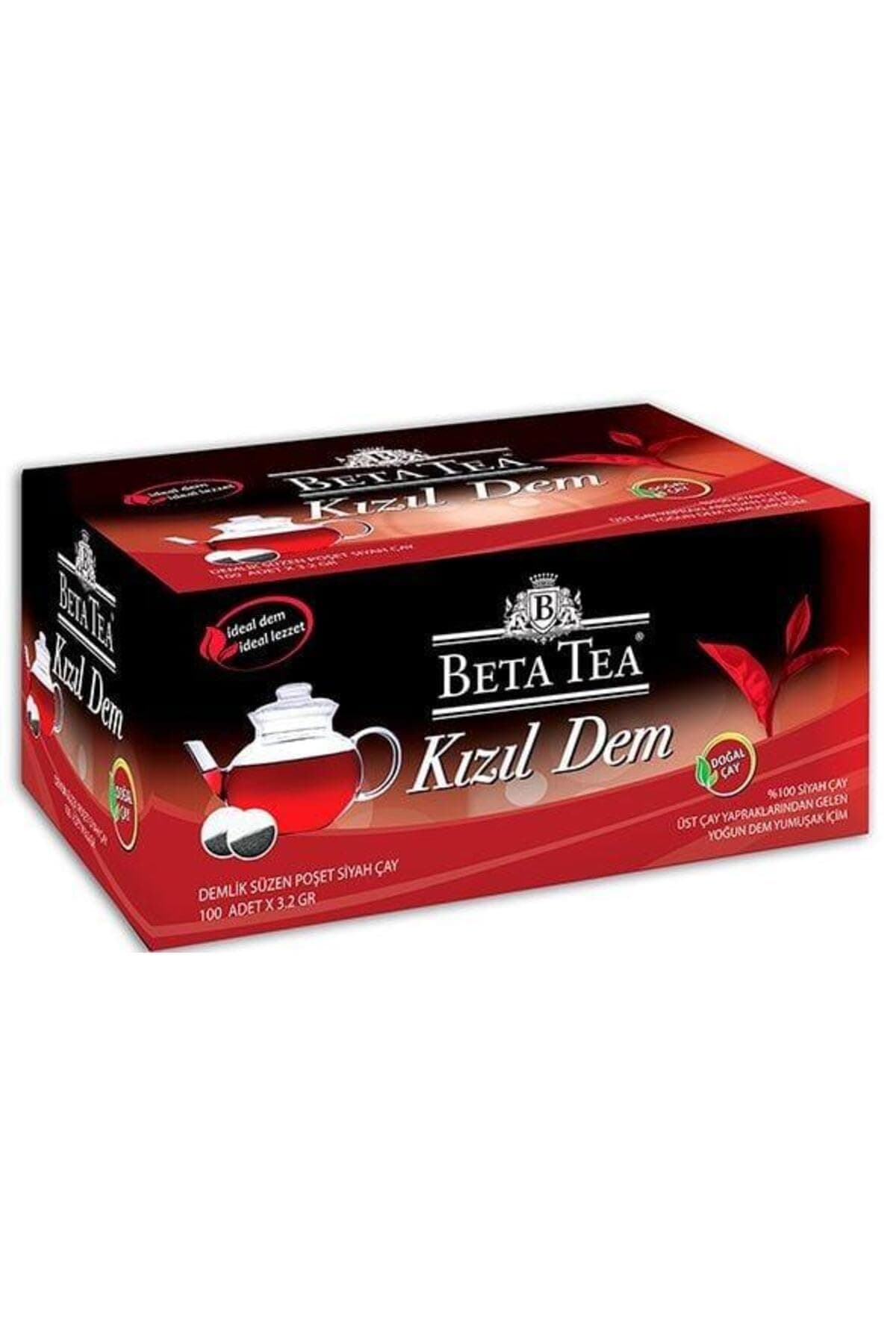 Beta Kızıl Dem Demlik Poşet Çay 100x3.2 gr