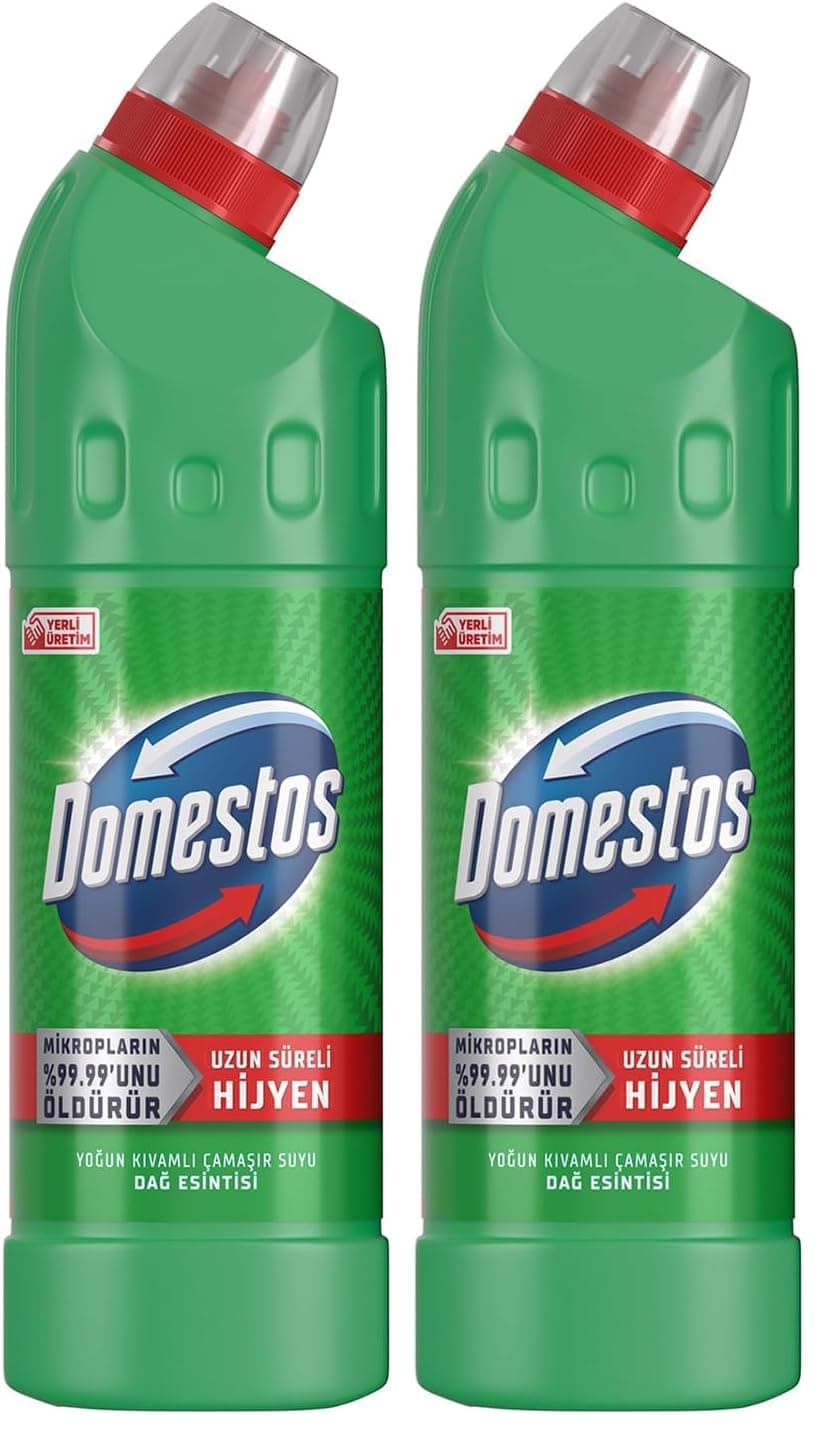 Domestos Yoğun Kıvamlı Çamaşır Suyu Maksimum Hijyen Dağ Esintisi 750 ml 2li paket
