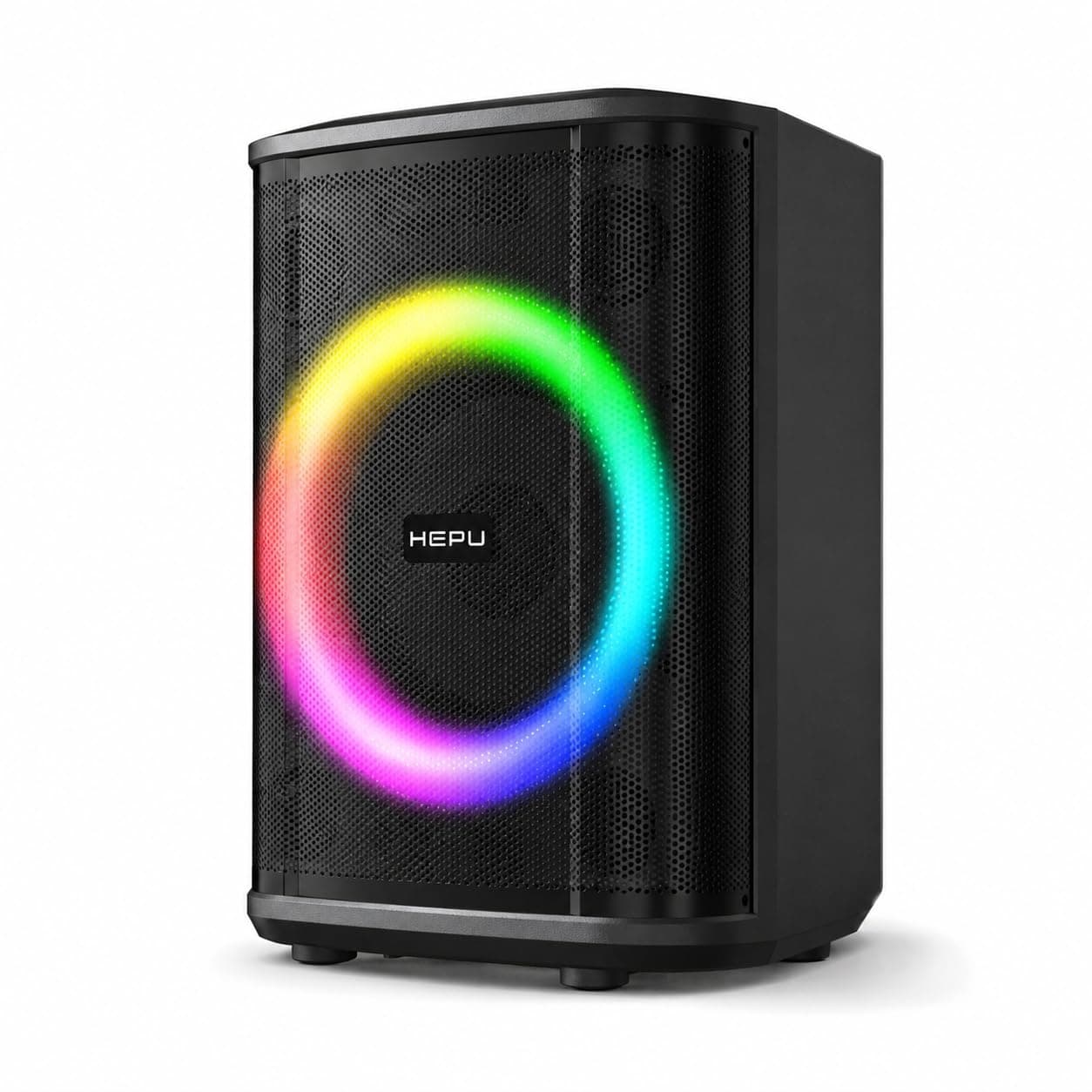 HEPU HP-981 Partybox Bluetooth Hoparlör – 6.5” Hoparlör 40W Güç RGB Işık TWS Destekli