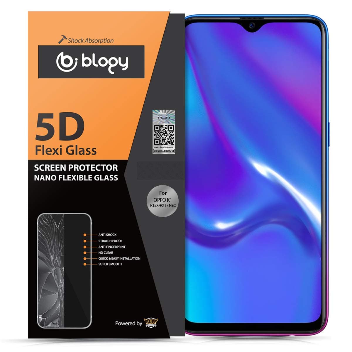 Blogy OPPO K1 / RX17 Neo Flexi 5D Ekran Koruyucu