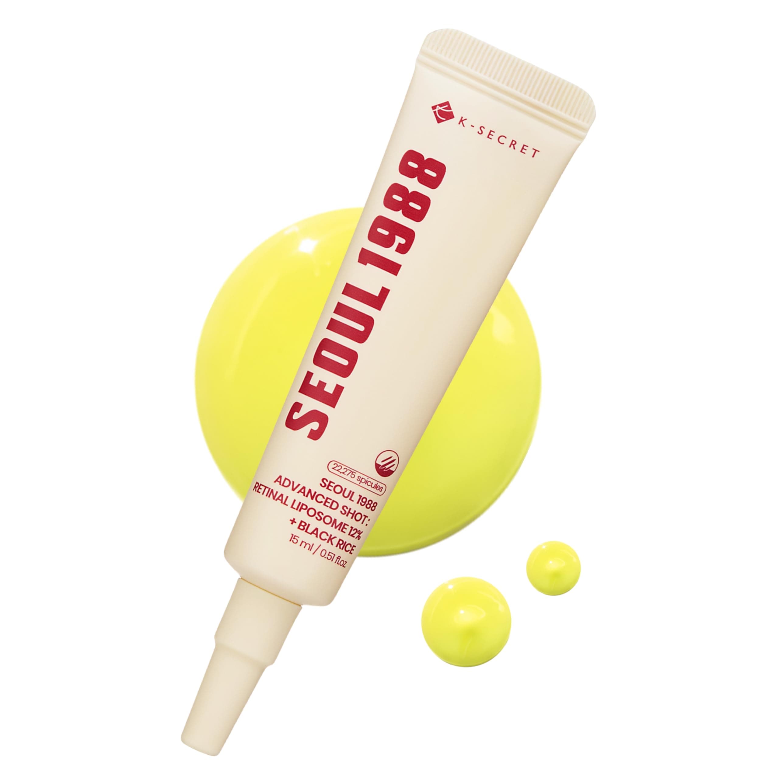 KSecret Seoul 1988 Advanced Shot Retinal Liposome Yüzde On İki ve Black Rice