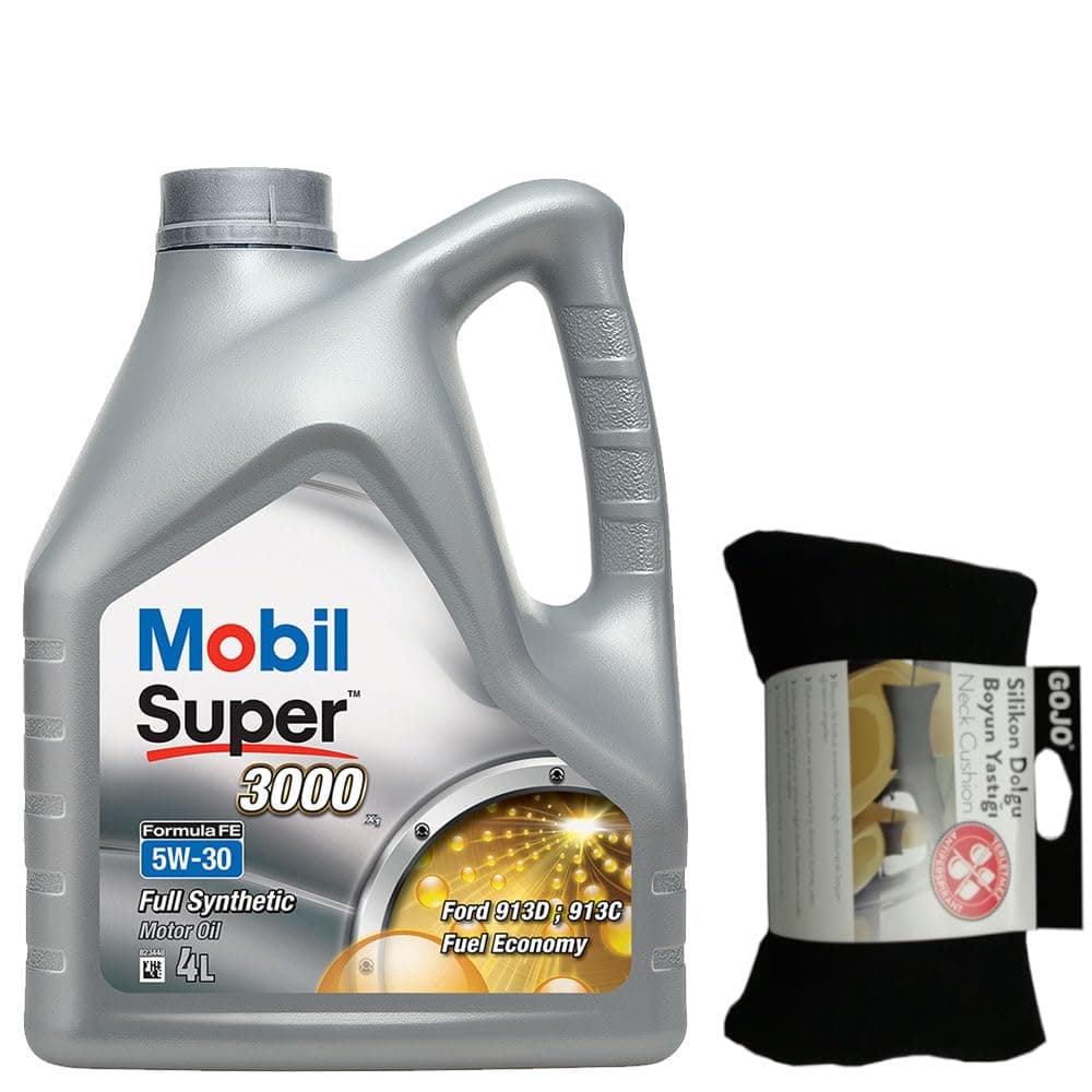 Mobil Super 3000 X1 Formula FE 5W30 Motor Yağı 4 L + 00216 Gojo Boyun Yastığı