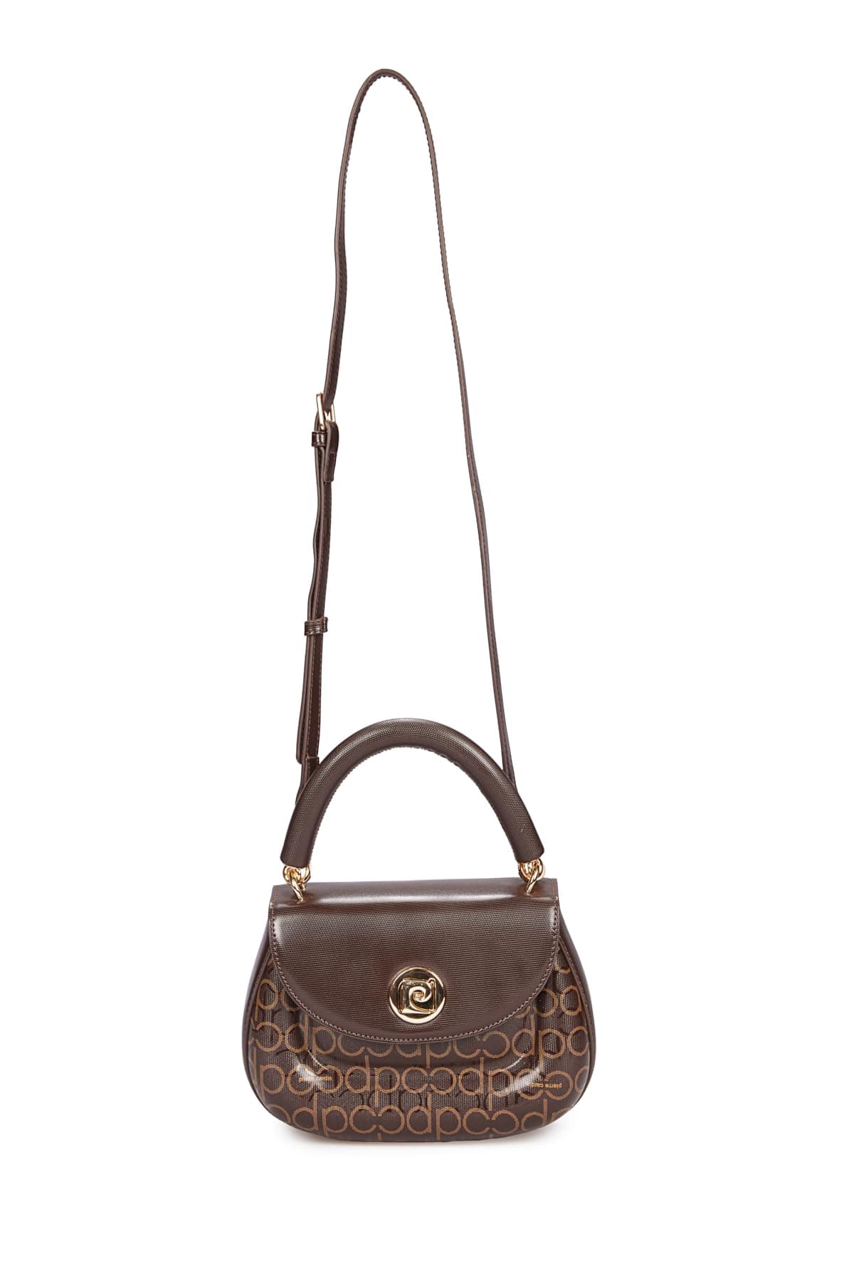 Suni Deri Polyester, KAHVERENGI, 21x14x8