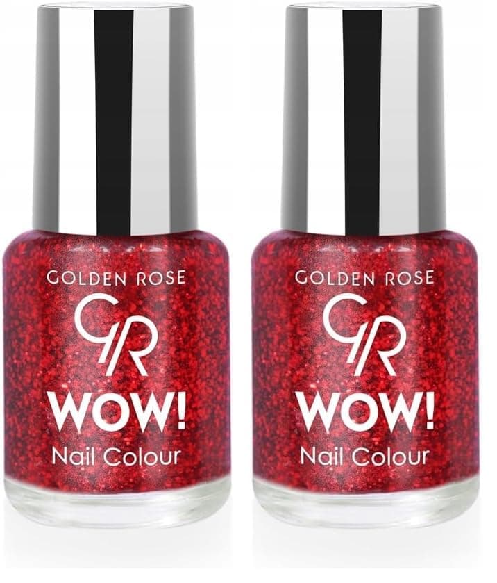 Golden Rose Wow Nail Color Glitter No:209 - Oje 2li paket